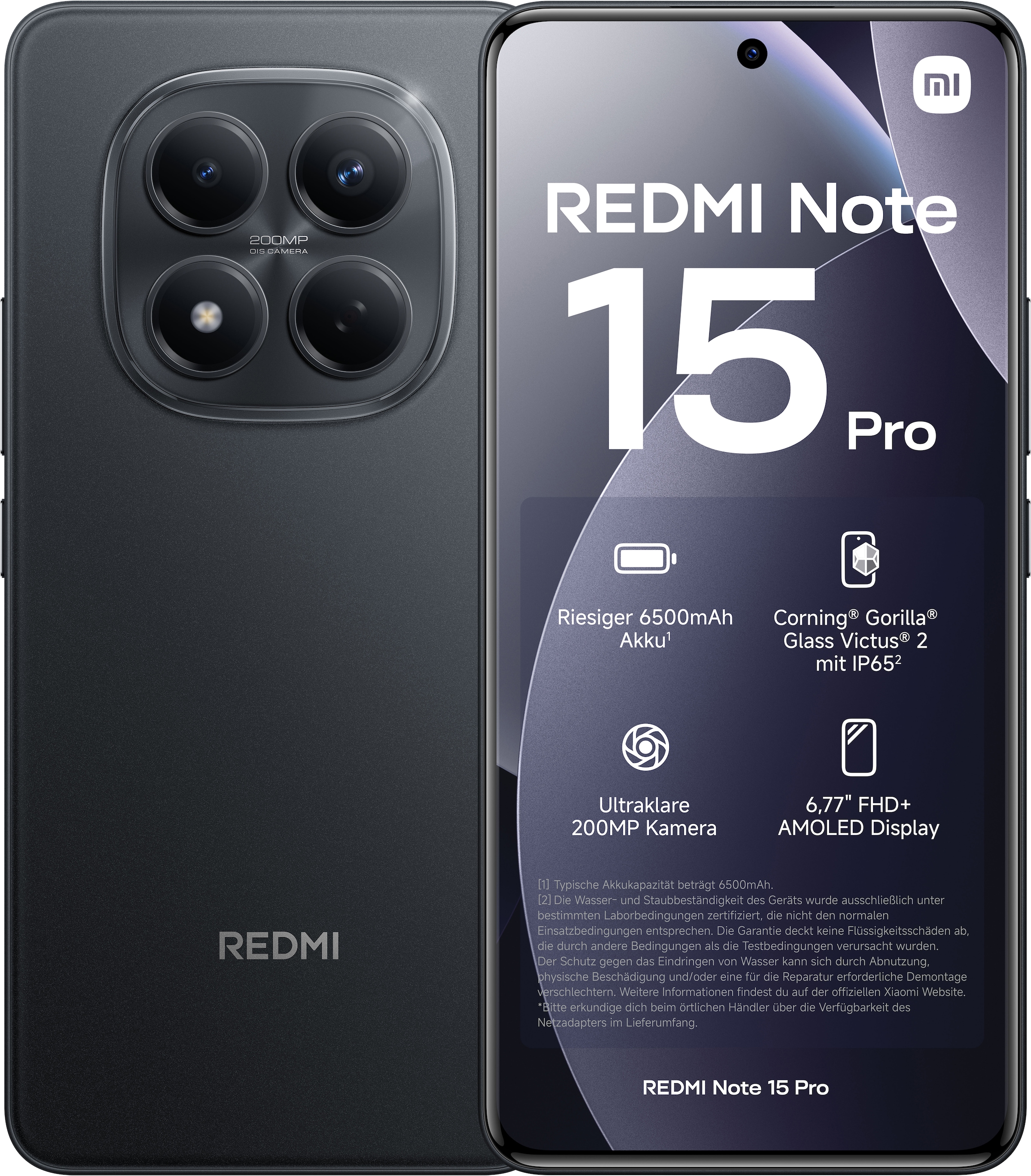Xiaomi Smartphone "Redmi Note 15 Pro 8+256" Black
