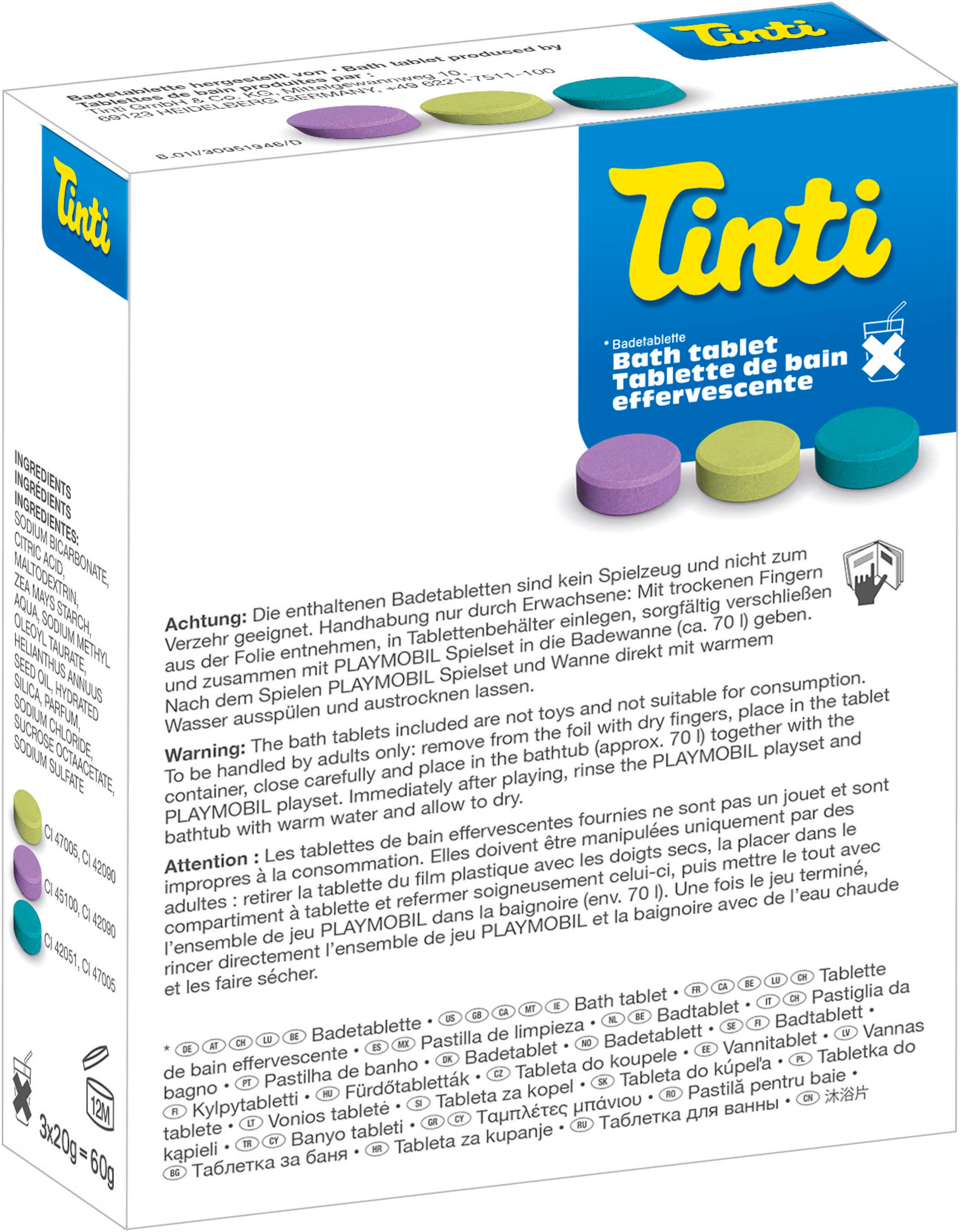 Playmobil® Konstruktions-Spielset »Bunte Quallenfamilie, inkl. 3 Tinti-Badetabletten (71439)« JUNIOR AQUA & Tinti; Made in Europe
