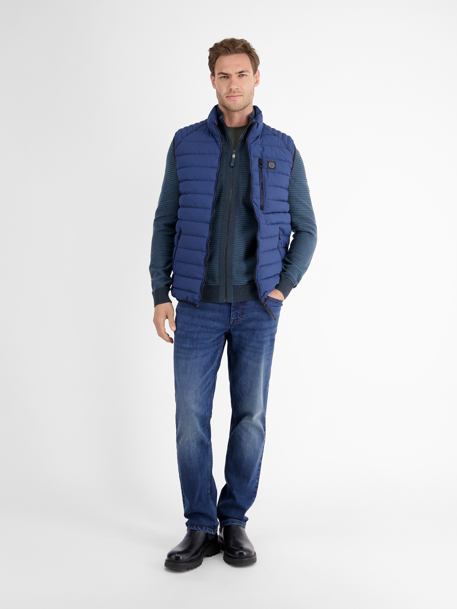 LERROS Strickjacke »LERROS Sportive Strickjacke für Herren«
