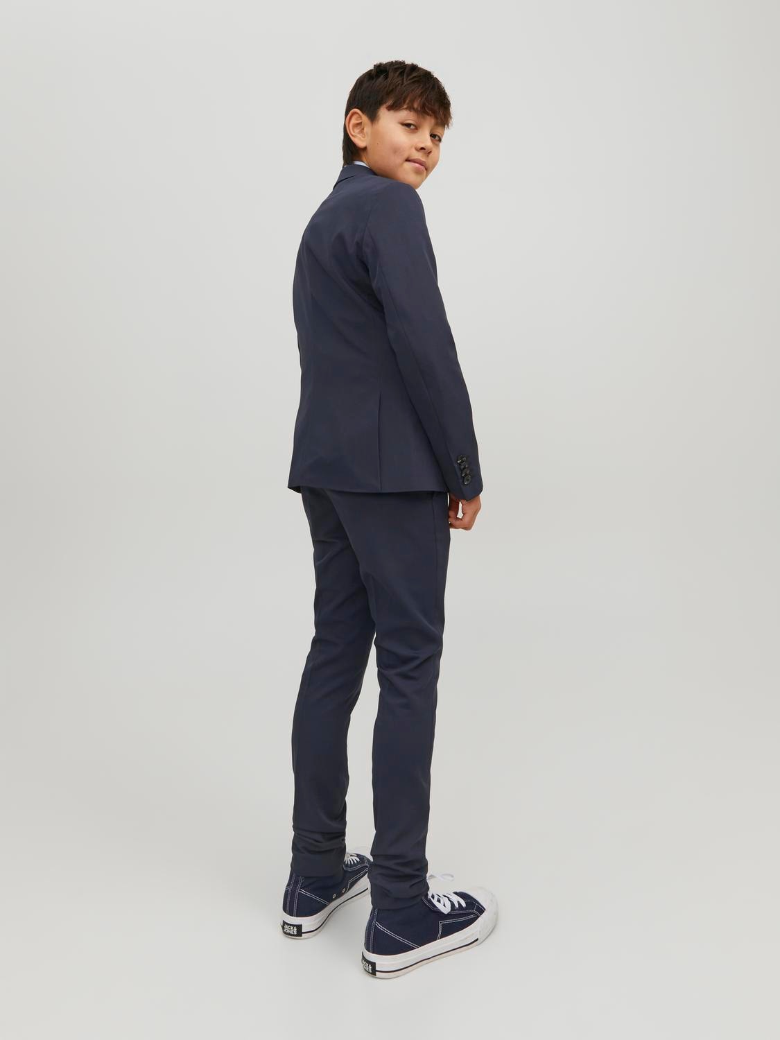 Jack & Jones Junior Anzughose »JPRSOLAR elastisch, pflegeleicht, komfortabel«  unifarben, modisch, slim fit, Web