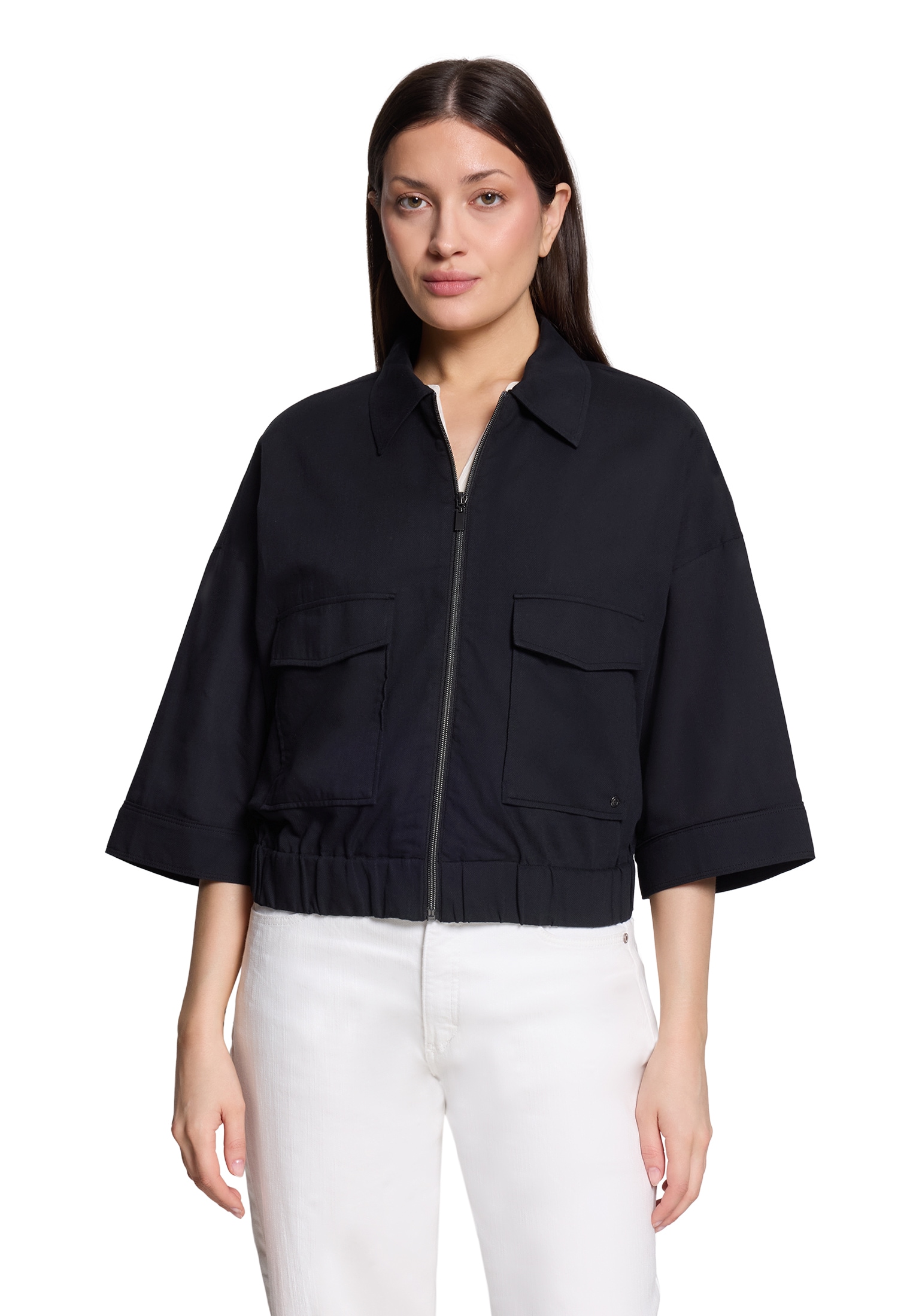 Betty&Co Jackenblazer »Casual-Jacke mit Kragen«