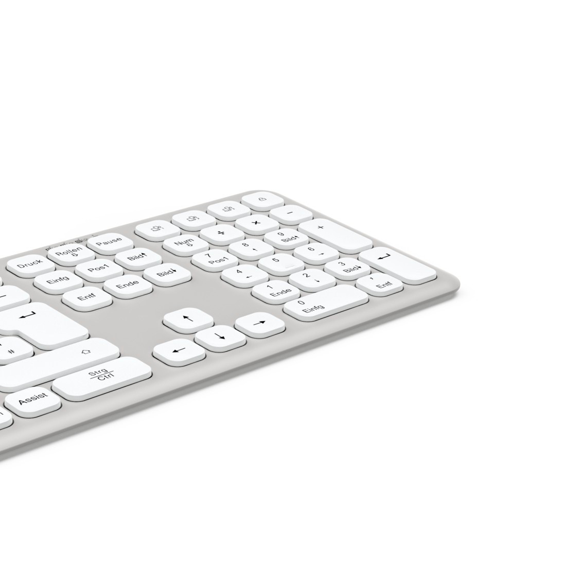 Hama Tastatur »Tastatur WK-550 (kabellos, QWERTZ, Multi-Device)« (ausklappbare Füße)