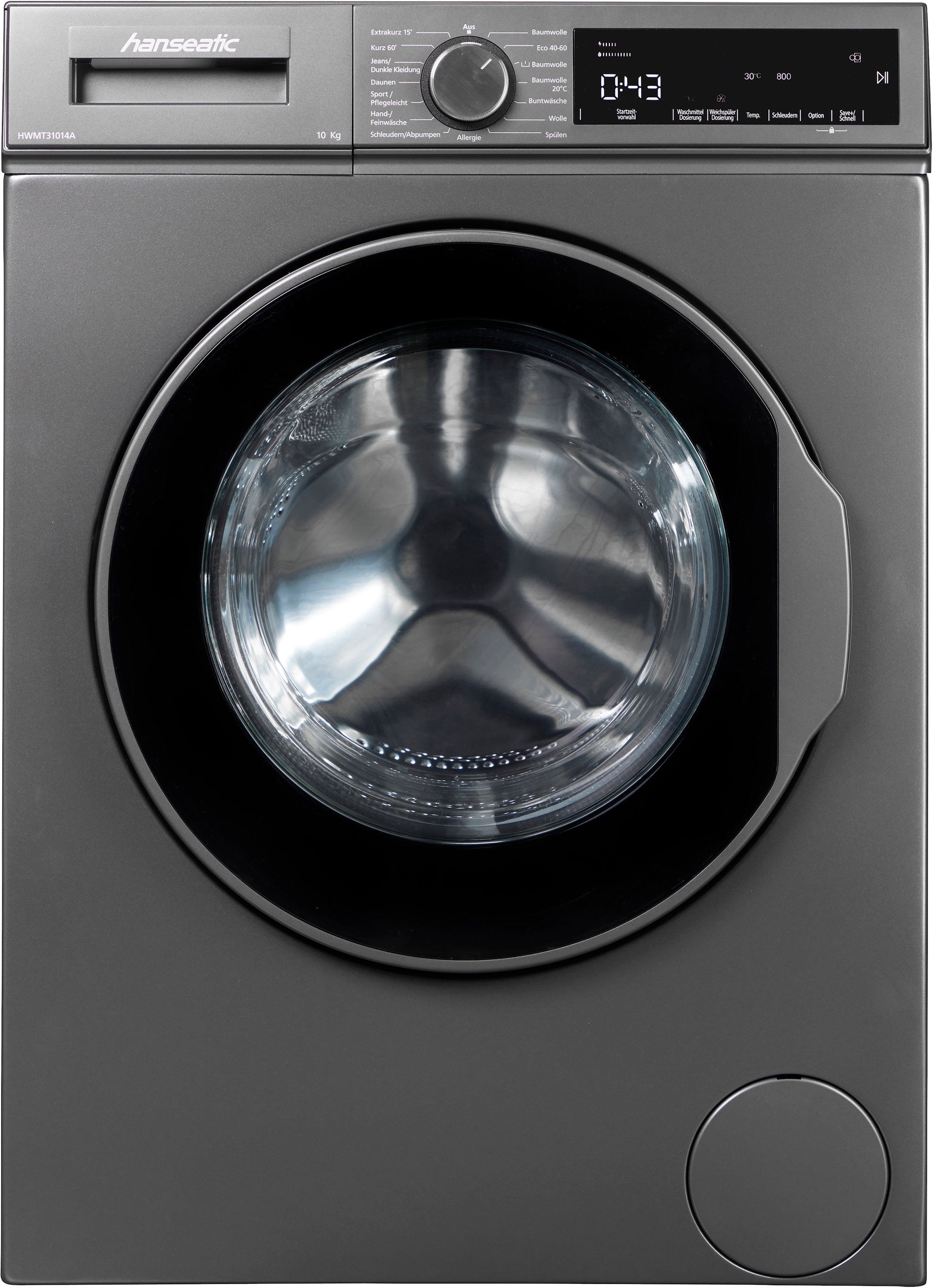 Hanseatic Waschmaschine »HWMT31014A« 10 kg 1400 U/min