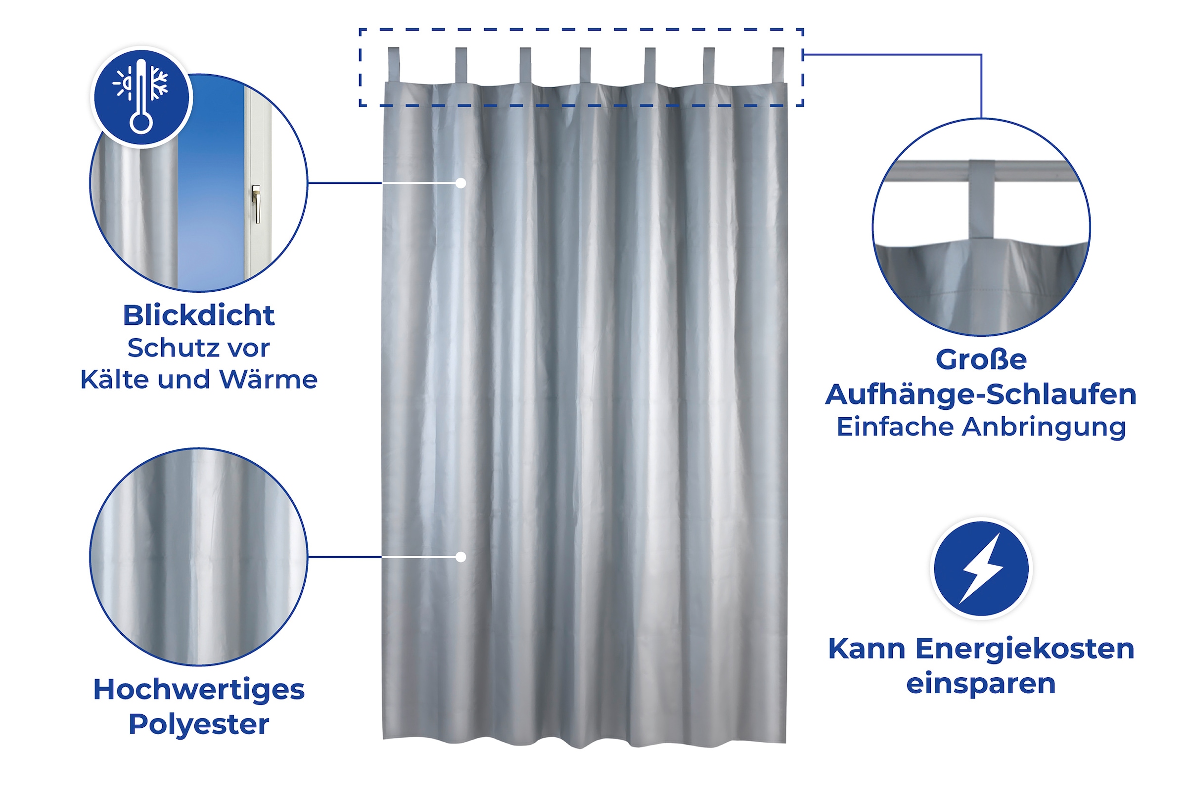 Maximex Vorhang »Thermo«, (1 St.), blickdicht
