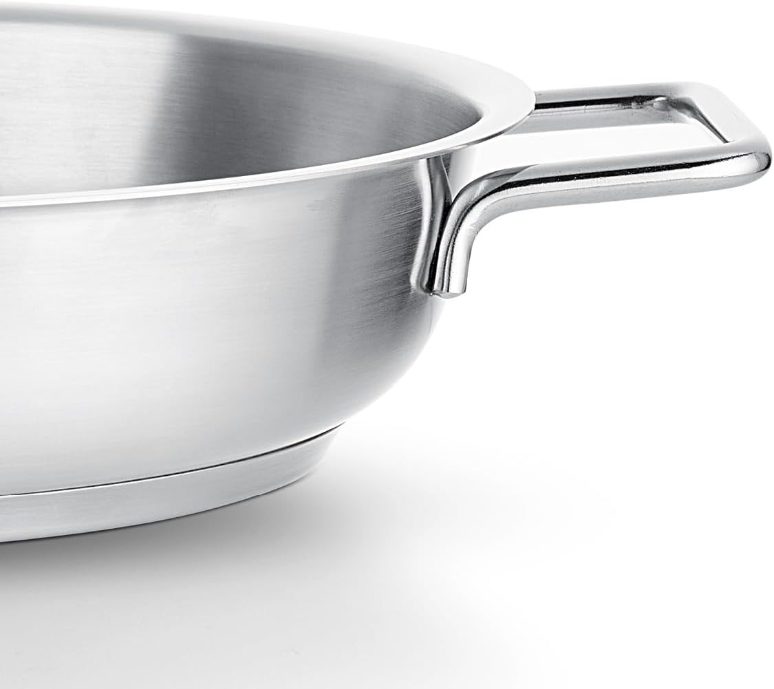 Fissler Servierpfanne »Fissler Pure Collection Servierpfanne« Edelstahl 18/10 1 Stk. tlg. Backofengeeignet bis 230°C, Schüttrand, Made in Germany