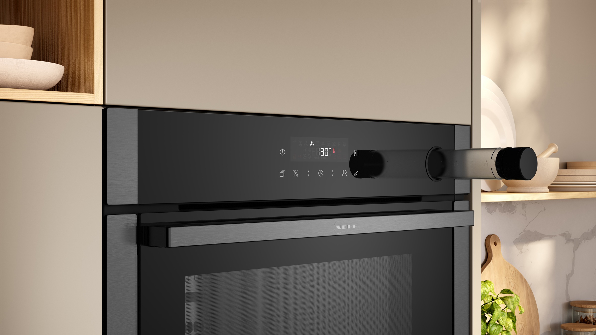 NEFF Pyrolyse Backofen  »B6AVJ7AG3«, Pyrolyse-Selbstreinigung, AirFry-Funktion