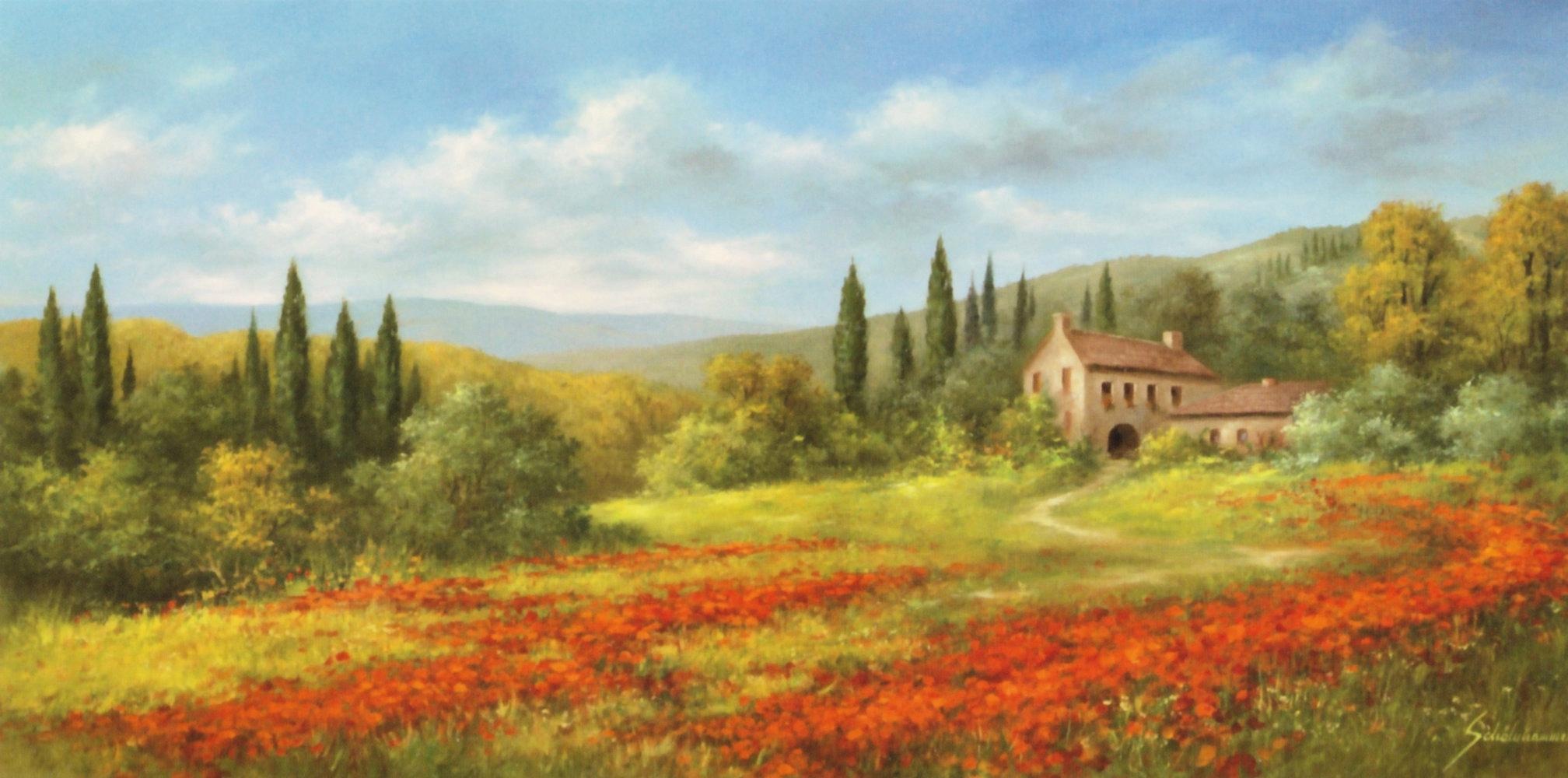 Home affaire Kunstdruck »H. SCHÖLNHAMMER/Toskana«, 100/50 cm kaufen