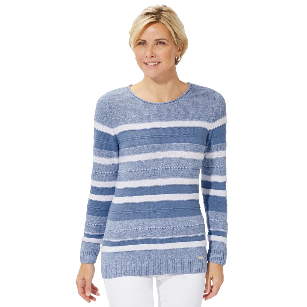 Casual Looks Rundhalspullover »Pullover«