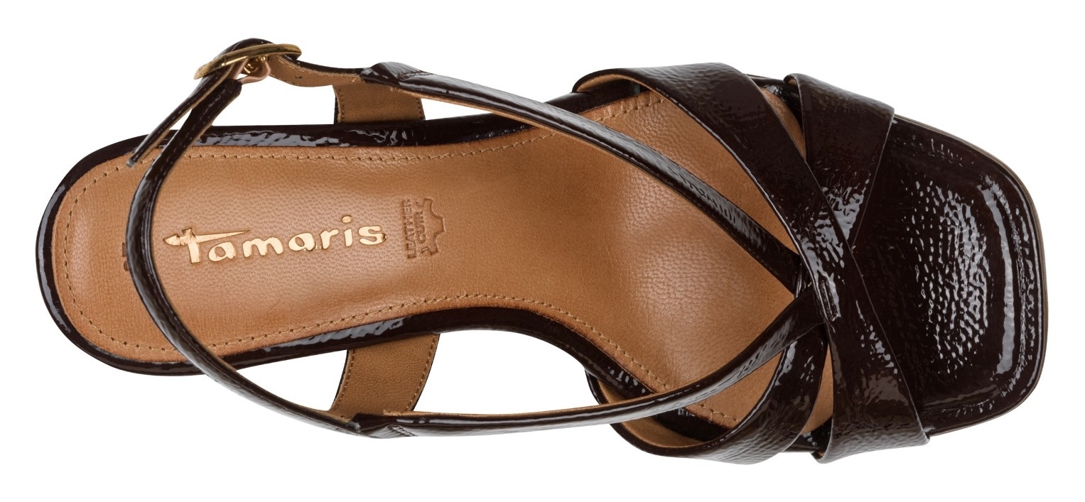Tamaris Sandalette  Blockabsatz, Sommerschuh, Riemchensandale in eleganter Optik