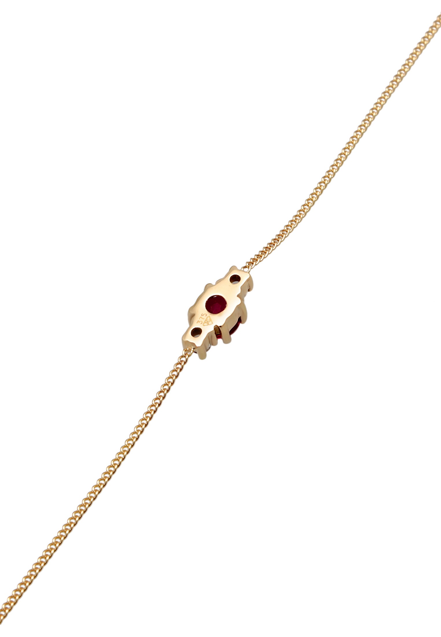 HAZE & GLORY Armkette »Armband Rubin Topas Edelstein 375er Gelbgold«