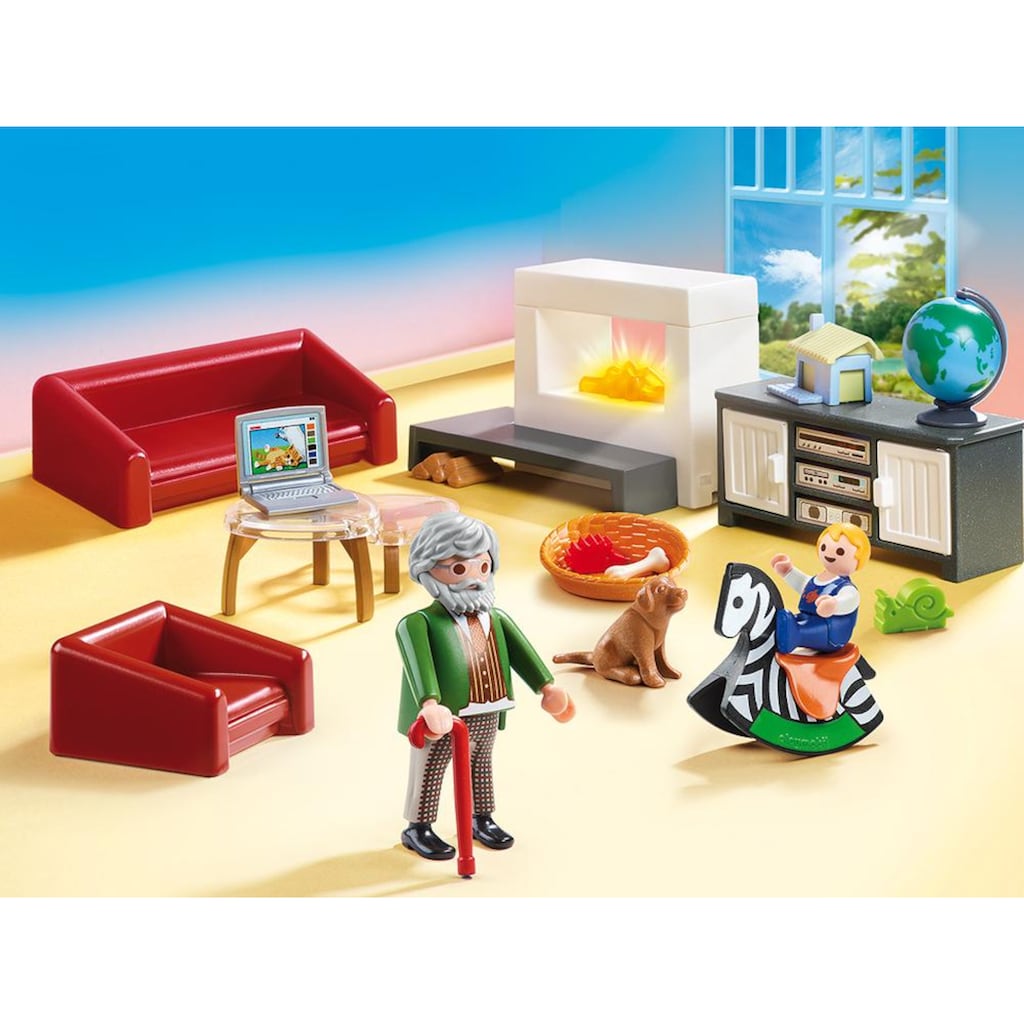 Playmobil® Konstruktions-Spielset »Gemütliches Wohnzimmer (70207), Dollhouse«, (36 St.)