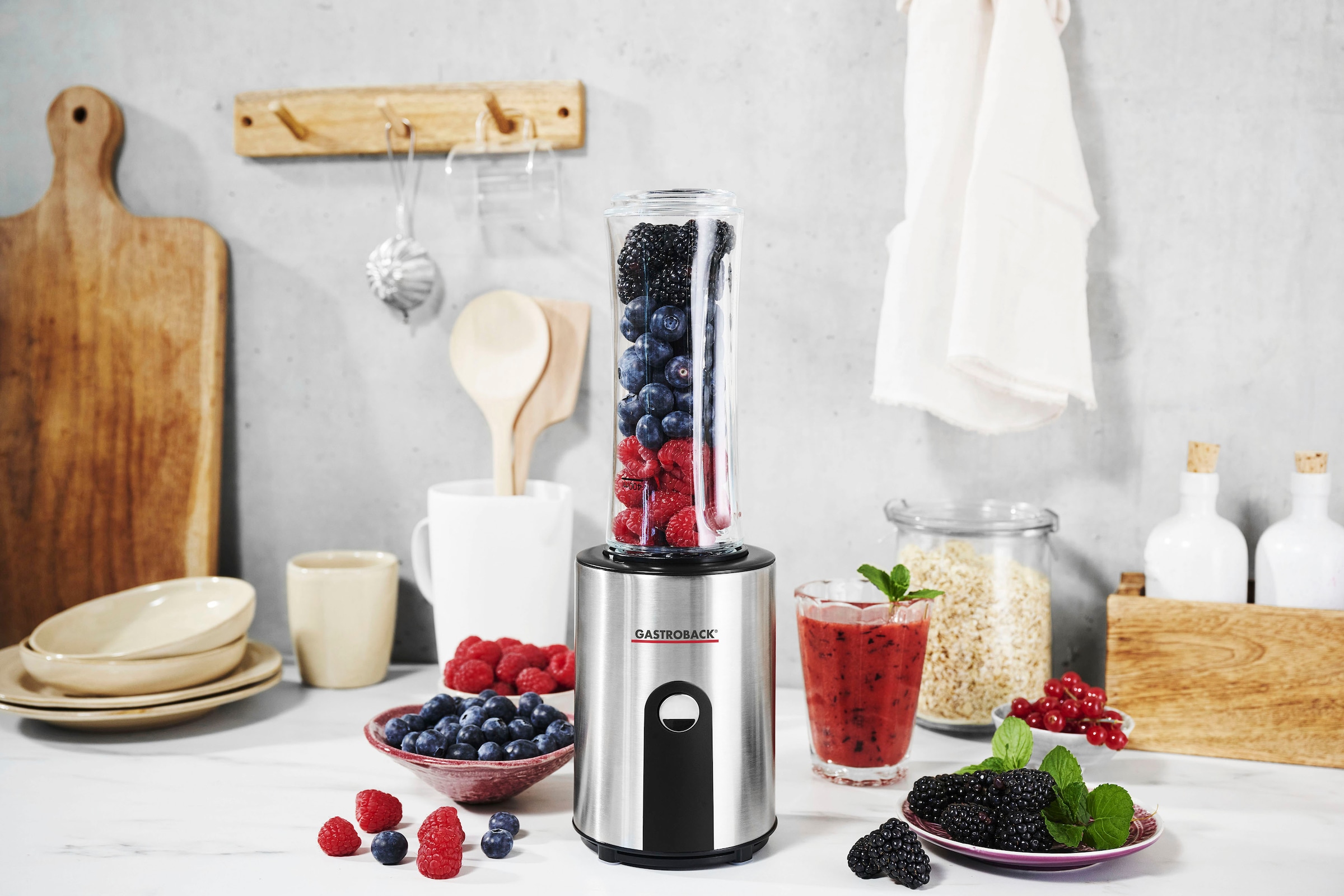 Gastroback Standmixer »Design Smoothie Maker Mix & Go 41033« 300 W