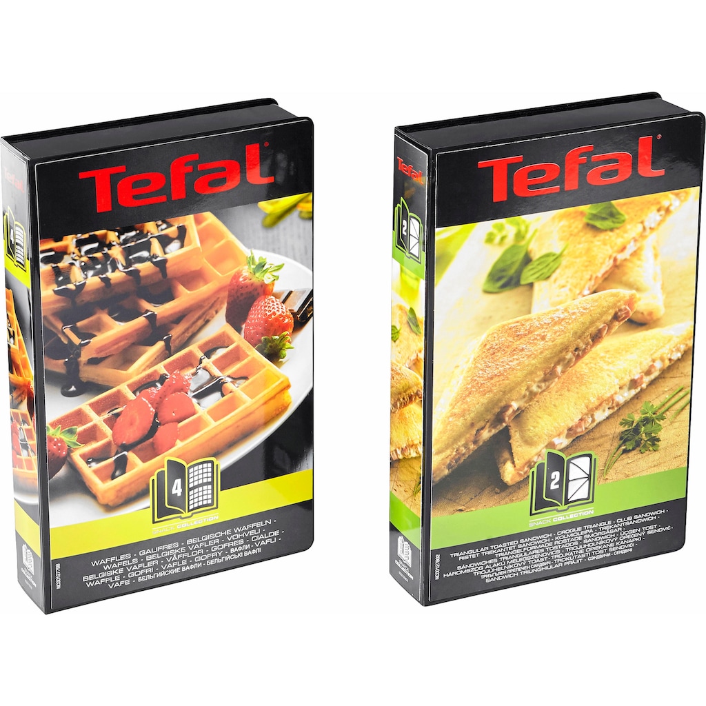 Tefal 2-in-1-Kombi-Waffeleisen »SW852D Snack Collection«, 700 W