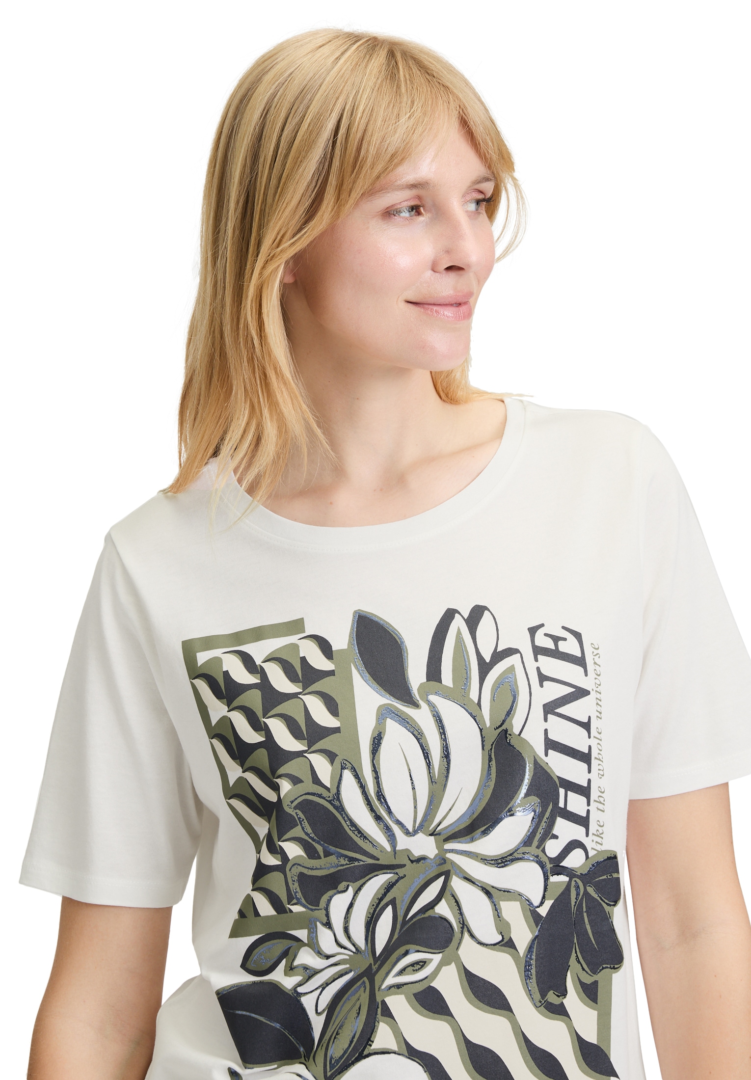 Betty Barclay Langarmshirt »Basic Shirt mit Rundhalsausschnitt«
