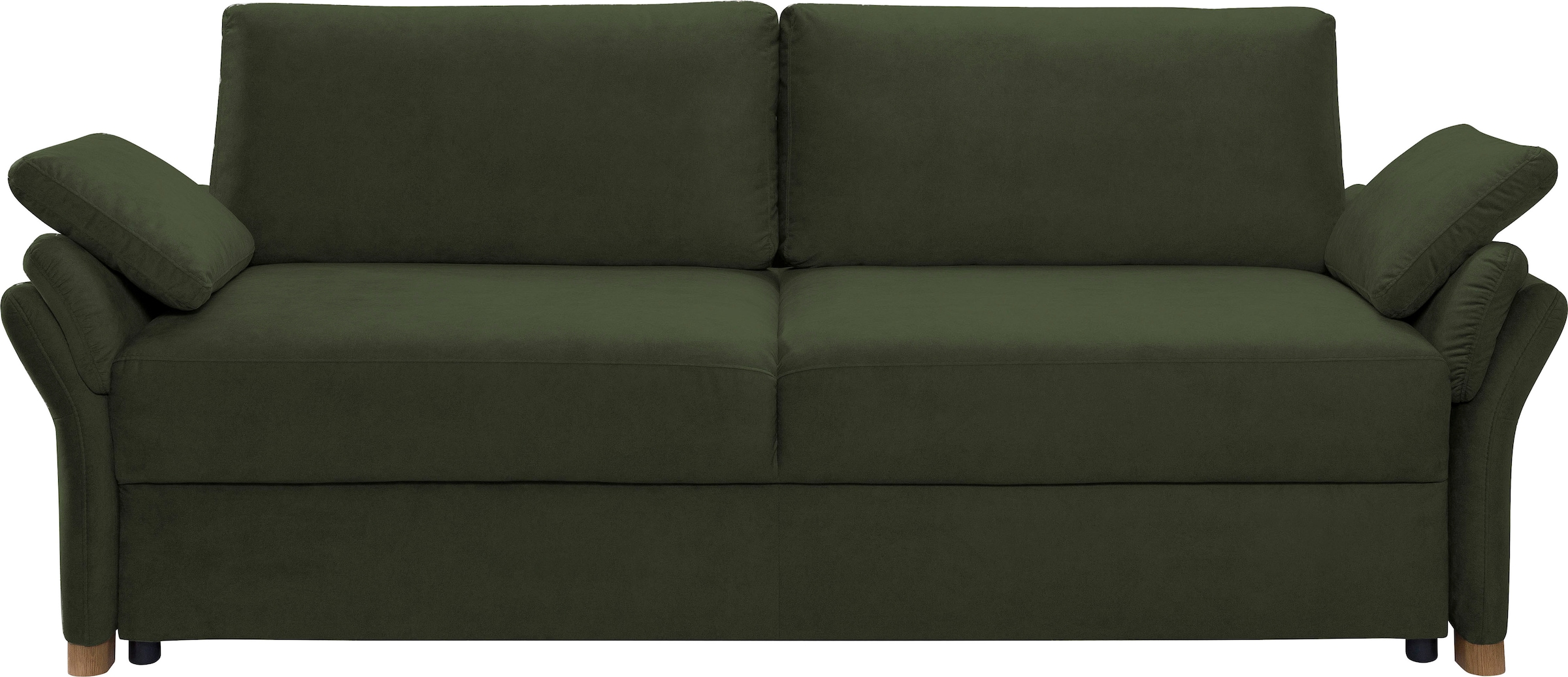 exxpo - sofa fashion 3-Sitzer »Kentt hochwertiger Sitzaufbau für hohen Sitzkomfort, bequeme Armlehnen«, inkl. Boxspring/Federkern-Polsterung, Bettfunktion und Bettkasten