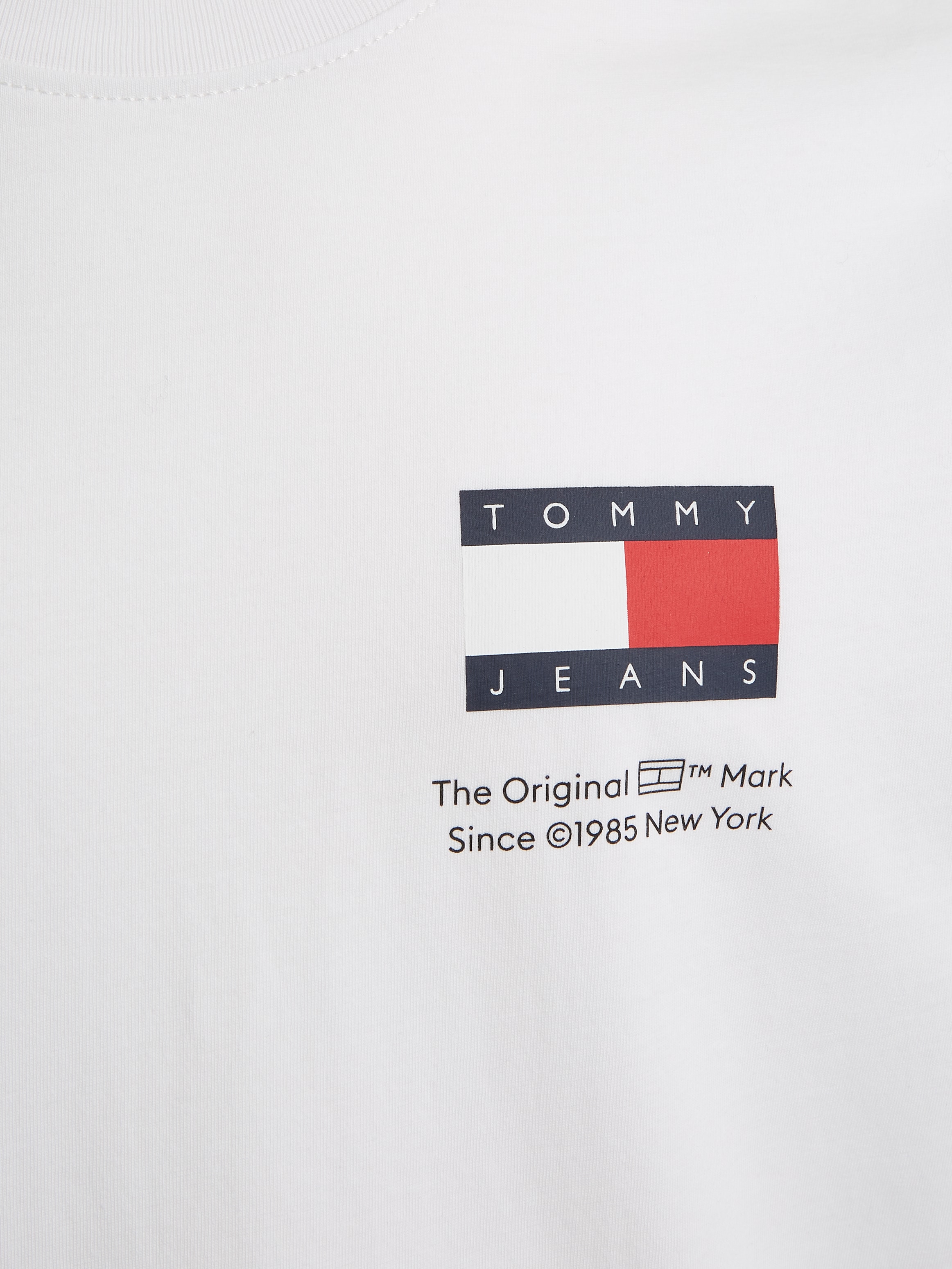 Tommy Jeans Plus T-Shirt »TJM SLIM ESSENTIAL FLAG TEE EXT«, mit Tommy Jeans Logo-Schriftzug, Große Größen
