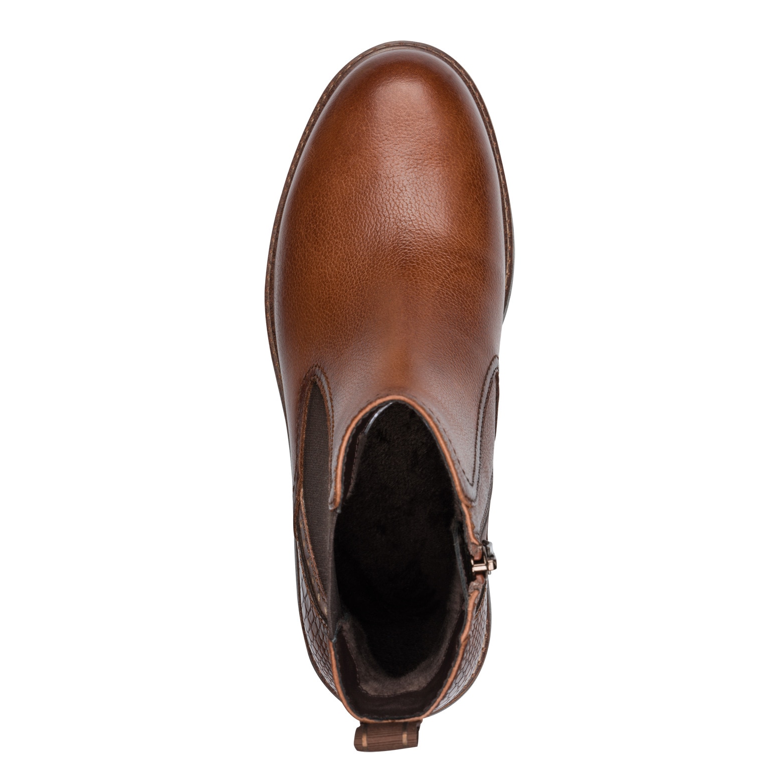 Tamaris Chelseaboots  , Blockabsatz, Stiefelette mit Kontrast-Rahmennaht