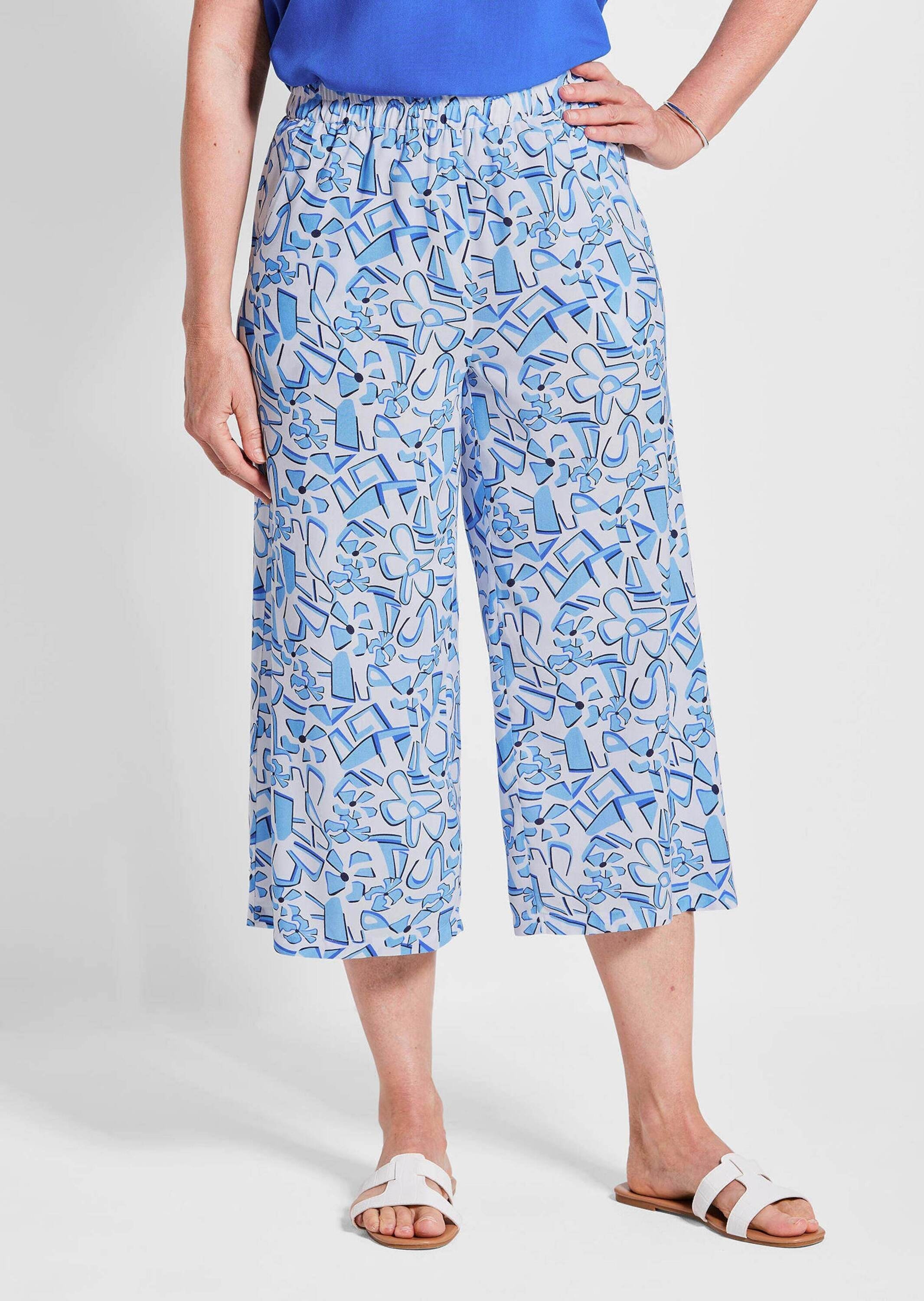 GOLDNER Schlupfhose »Weite Schlupfhose VERA mit Print«