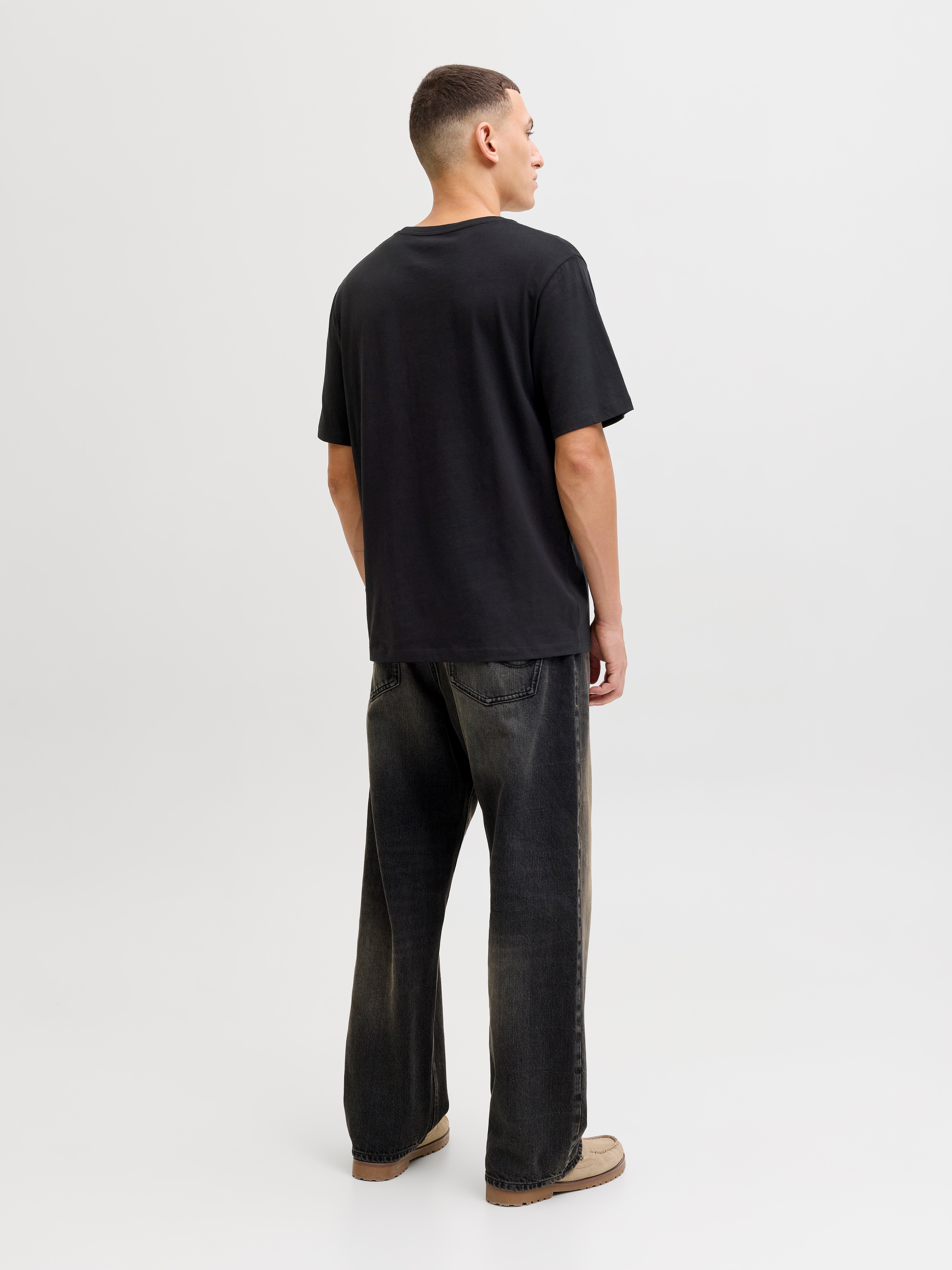 Jack & Jones Kurzarmshirt »JJEJEFF LOGO TEE SS SN« mit Logoprint