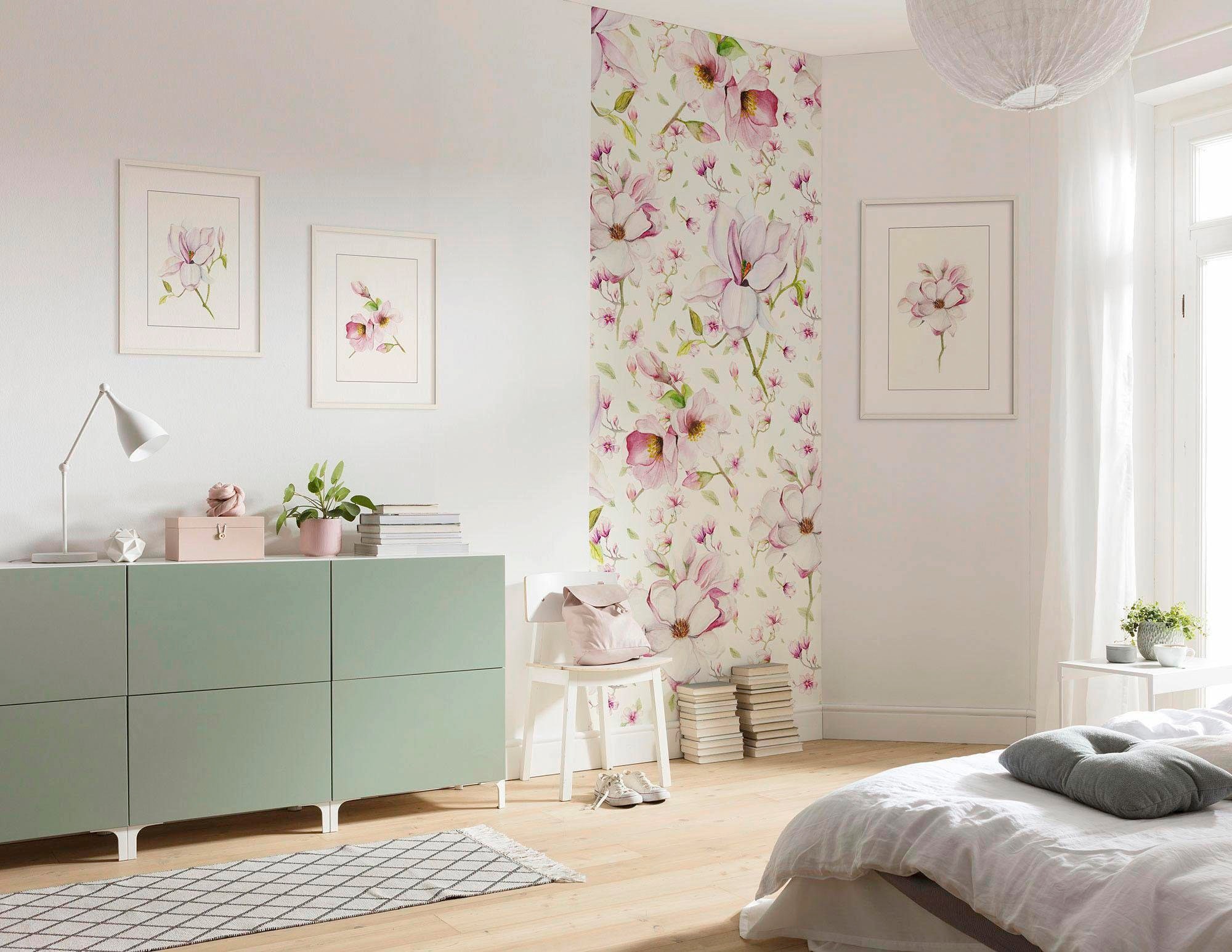Breathe«, »Magnolia (1 Kinderzimmer, Komar Schlafzimmer, St.), XXL Poster online Garantie 3 kaufen mit | Jahren Blumen, Wohnzimmer