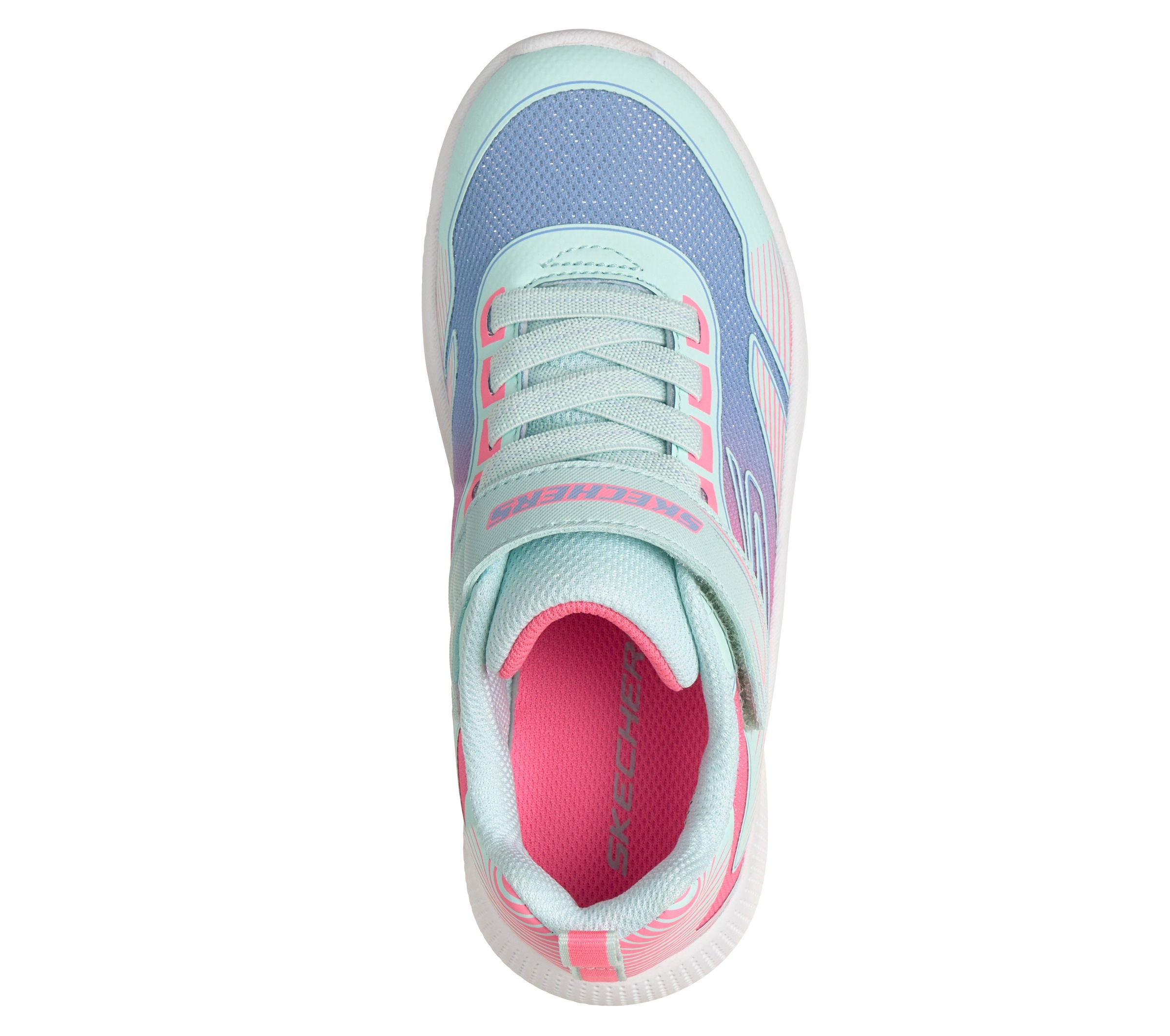 Skechers Sneaker »MICROSPEC ADVANCE«  Freizeitschuh mit Klettverschluss, Größenschablone zum Download