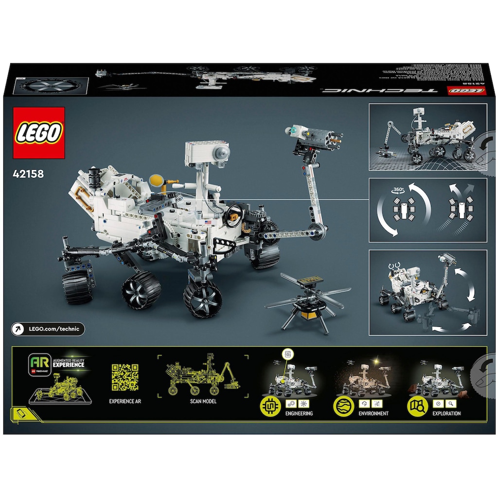 LEGO® Konstruktionsspielsteine »NASA Mars Rover Perseverance (42158), LEGO® Technic«, (1132 St.), Made in Europe