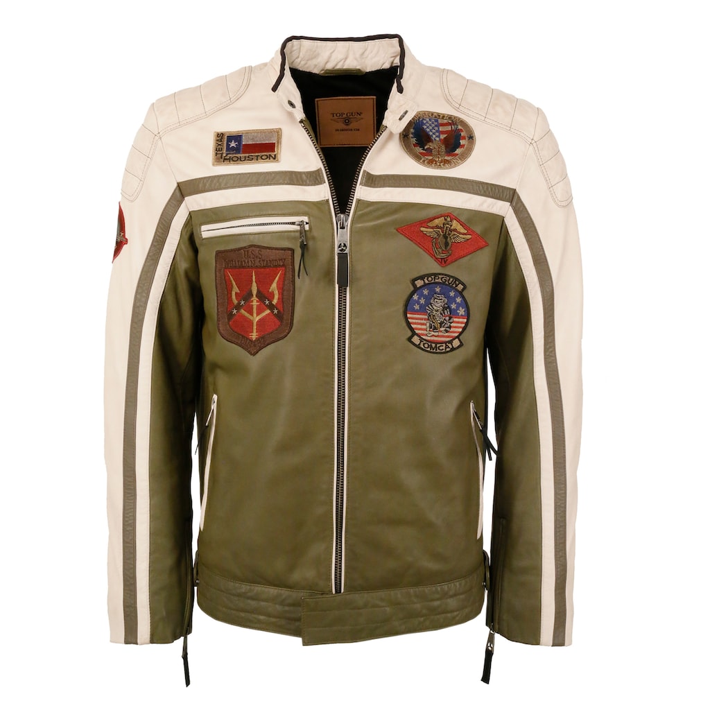 TOP GUN Lederjacke »Lederjacke TGJ1005«