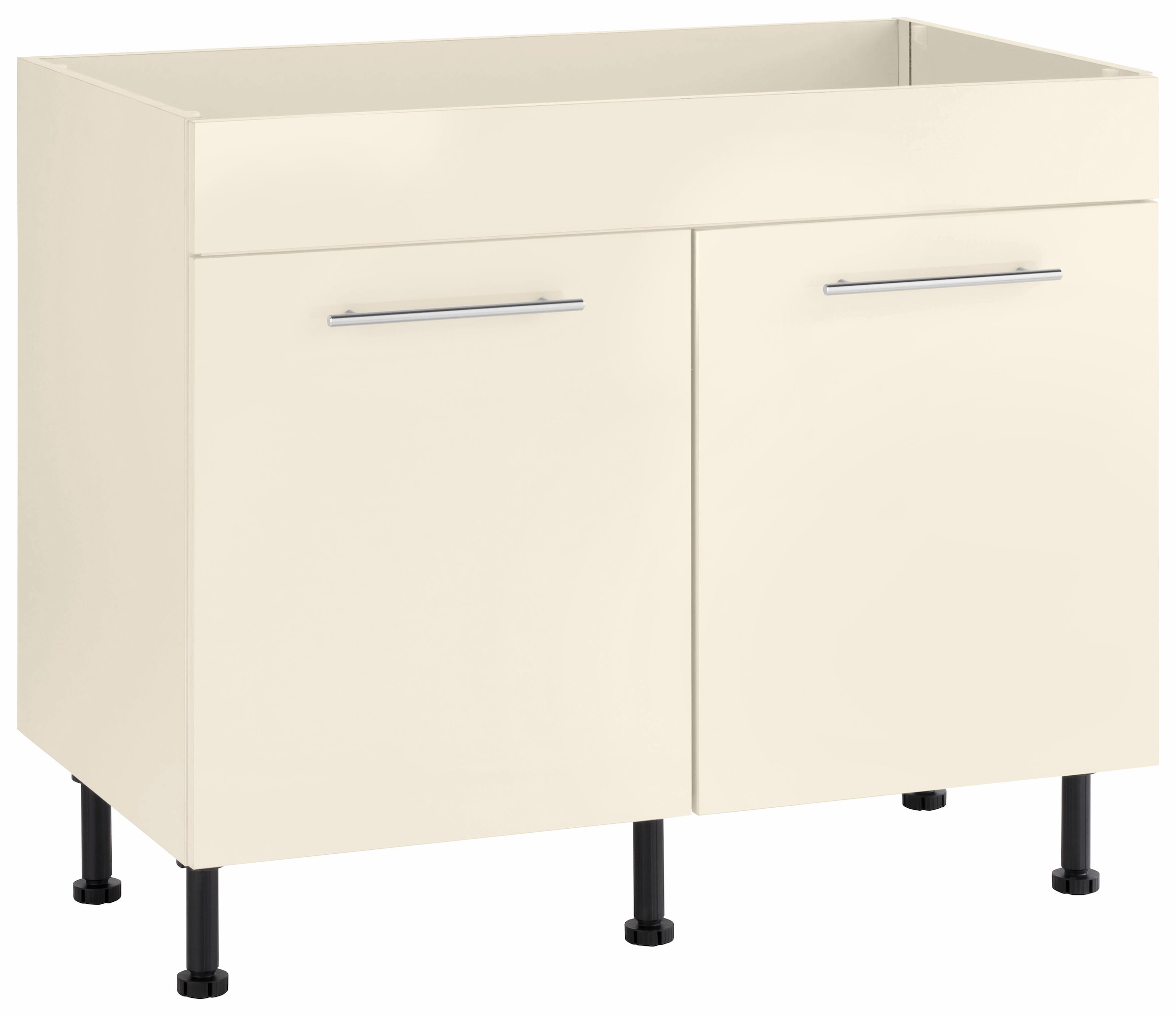 wiho Küchen Spülenschrank "Ela" Breite 100 cm, höhenverstellbare Füße