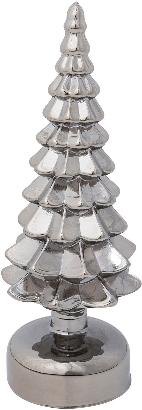 Creativ light Dekobaum »Weihnachtsdeko«, 2er Set, Tannenbaum aus Glas