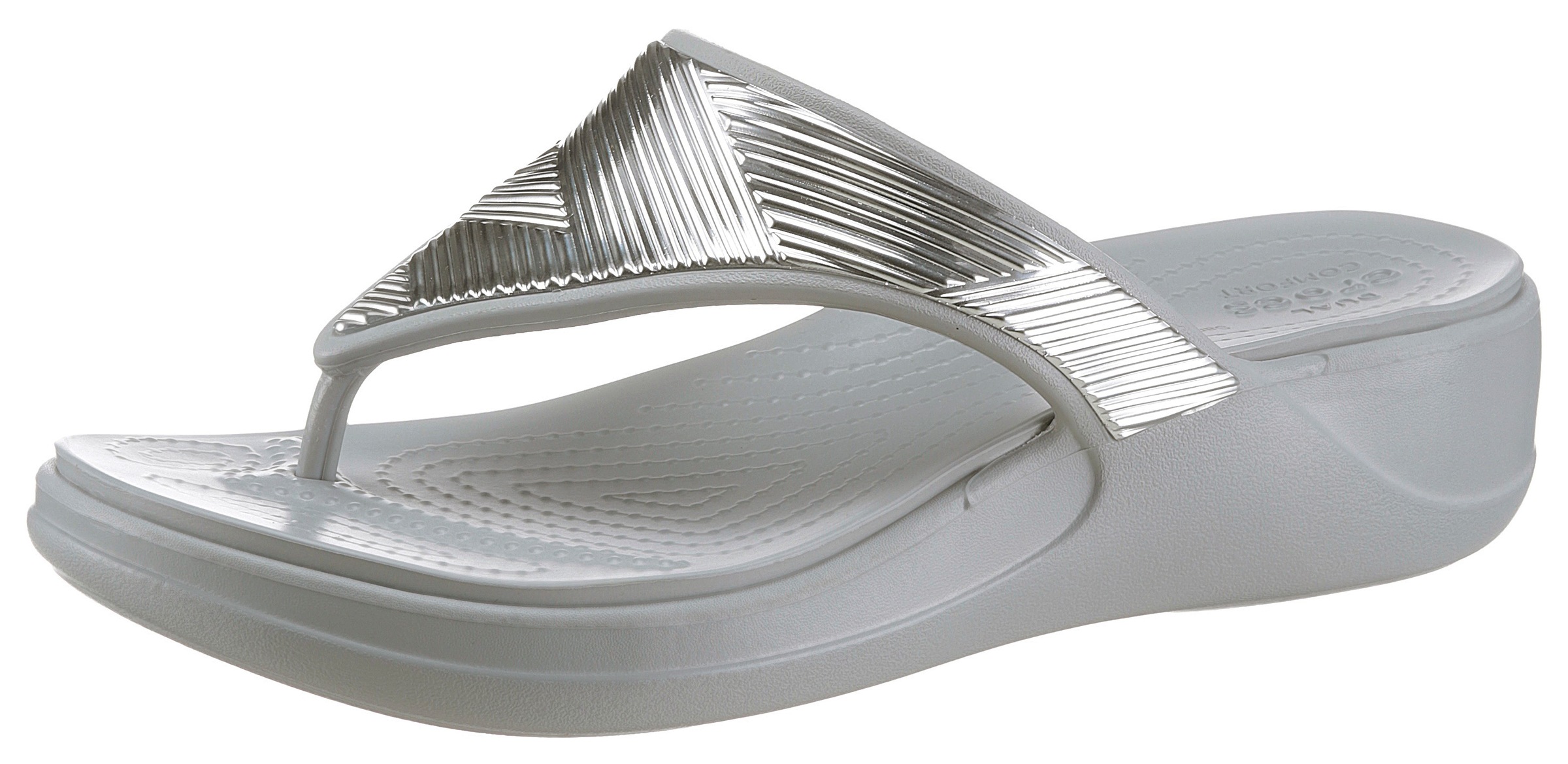 Crocs Badesandale »Monterey Metallic«, im Metallic Look kaufen