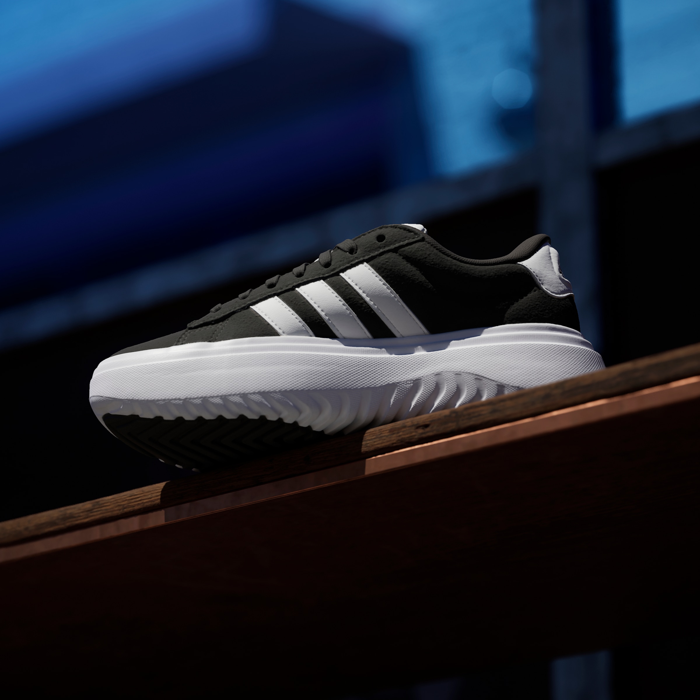 adidas Sportswear Sneaker »GRAND COURT PLATFORM«, Design auf den Spuren des adidas Superstar