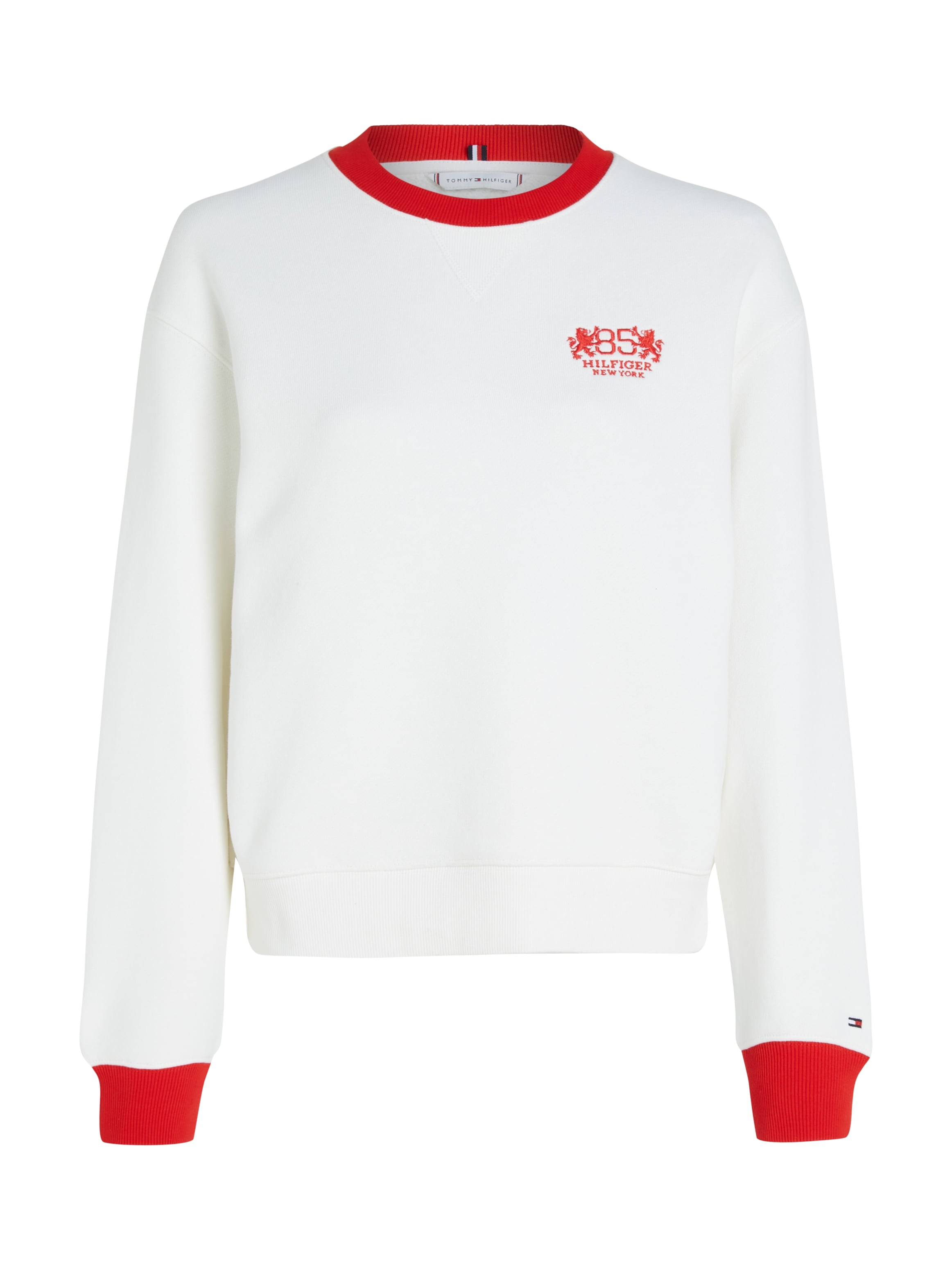 Tommy Hilfiger Sweatshirt »REG C-NK CREST 85 SWEATSHIRT«, mit Logostickerei