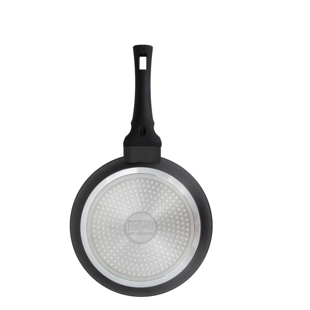 RESTO Kitchenware Bratpfanne »Sagitta, Pfanne antihaftbeschichtet - non stick frying pan«, Aluminium, (1 tlg.), mit einem ergonomischen, weichen Griff mit Hängeschlaufe
