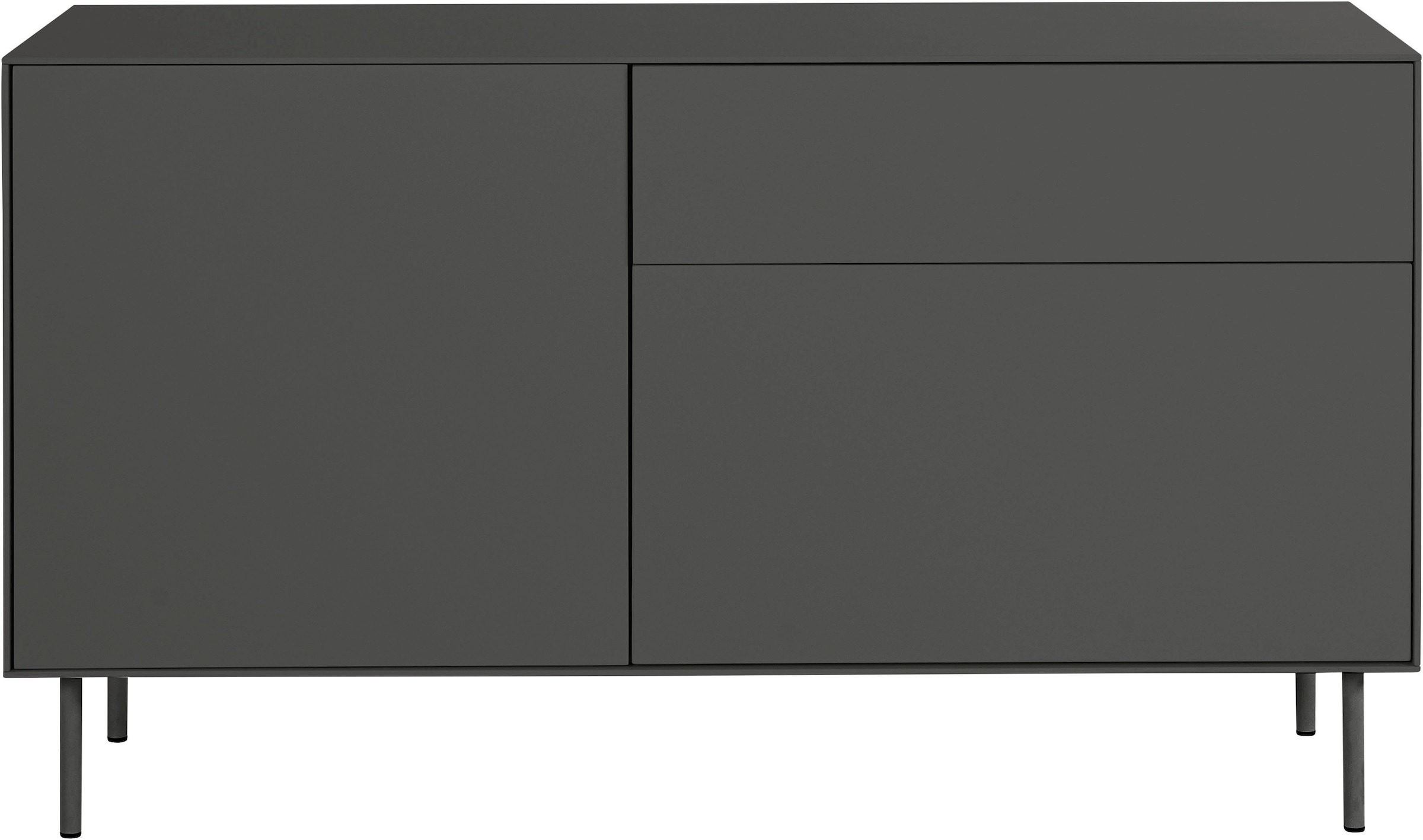 LeGer Home by Lena Gercke Lowboard »Essentials«, Breite: 127 cm, MDF lackiert, Push-to-open-Funktion