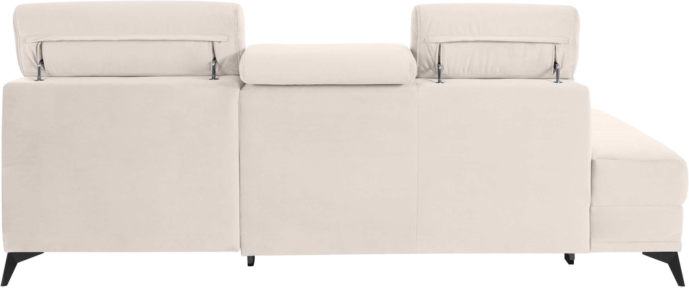INOSIGN Ecksofa »Cardiz L-Form«, inkl.Kopfteilverstellung und Federkern wahlweise mit Bettfunktion