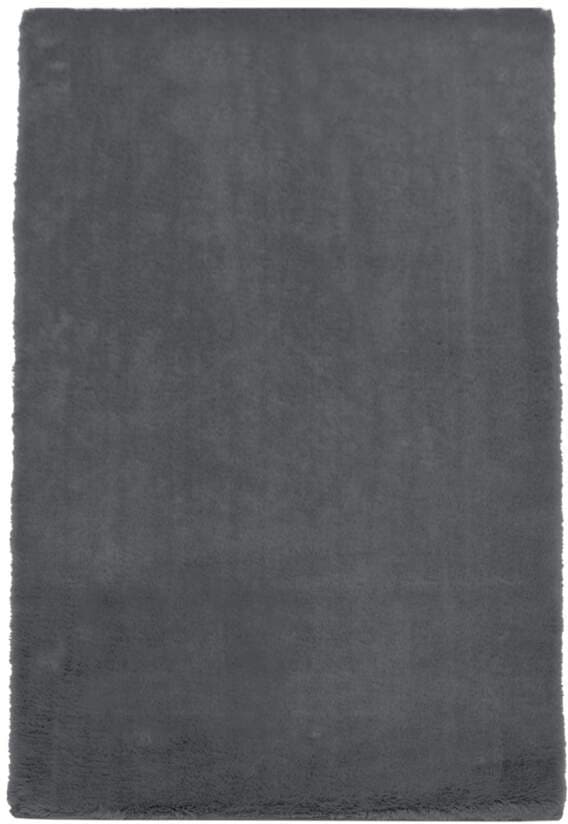 Carpet City Badematte »Topia Mats, Badteppich uni«, rutschhemmend beschichtet, strapazierfähig, Hochflor, Kaninchen Haptik, Polyester, Badezimmerteppich, waschbar
