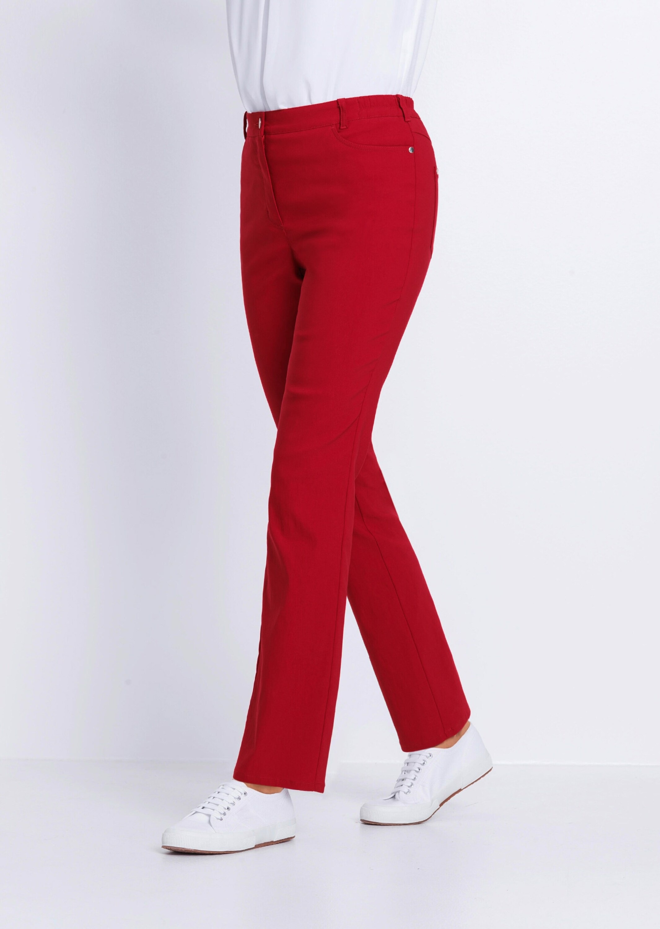GOLDNER Stoffhose »Kurzgröße Perfekte Super-Stretch-Hose CARLA«  Super-Stretch: nichts kneift oder engt ein