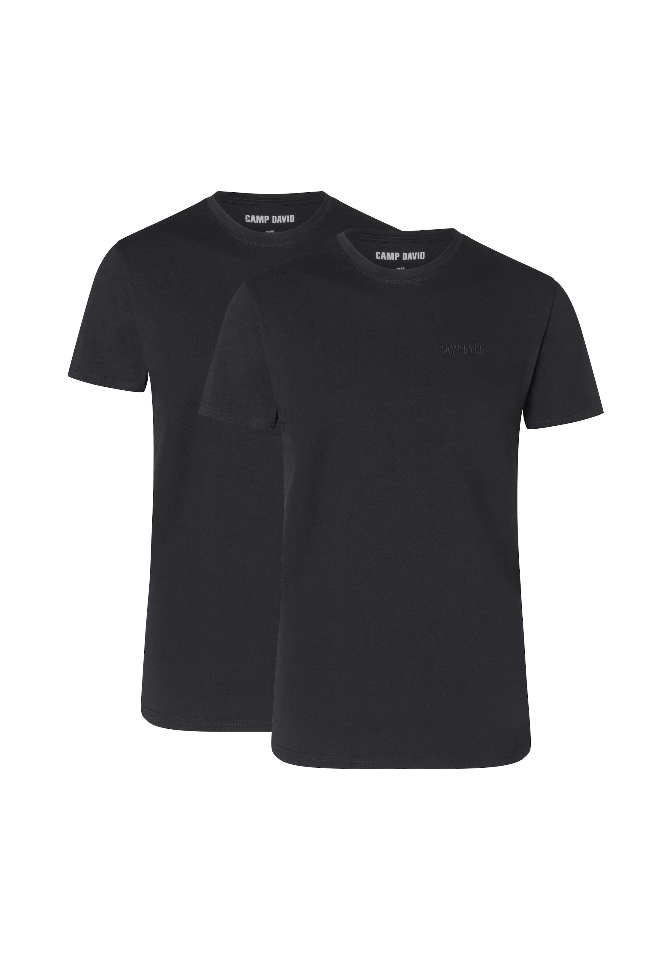 CAMP DAVID Unterhemd »underwear« 2er Pack,  mit flacher Naht