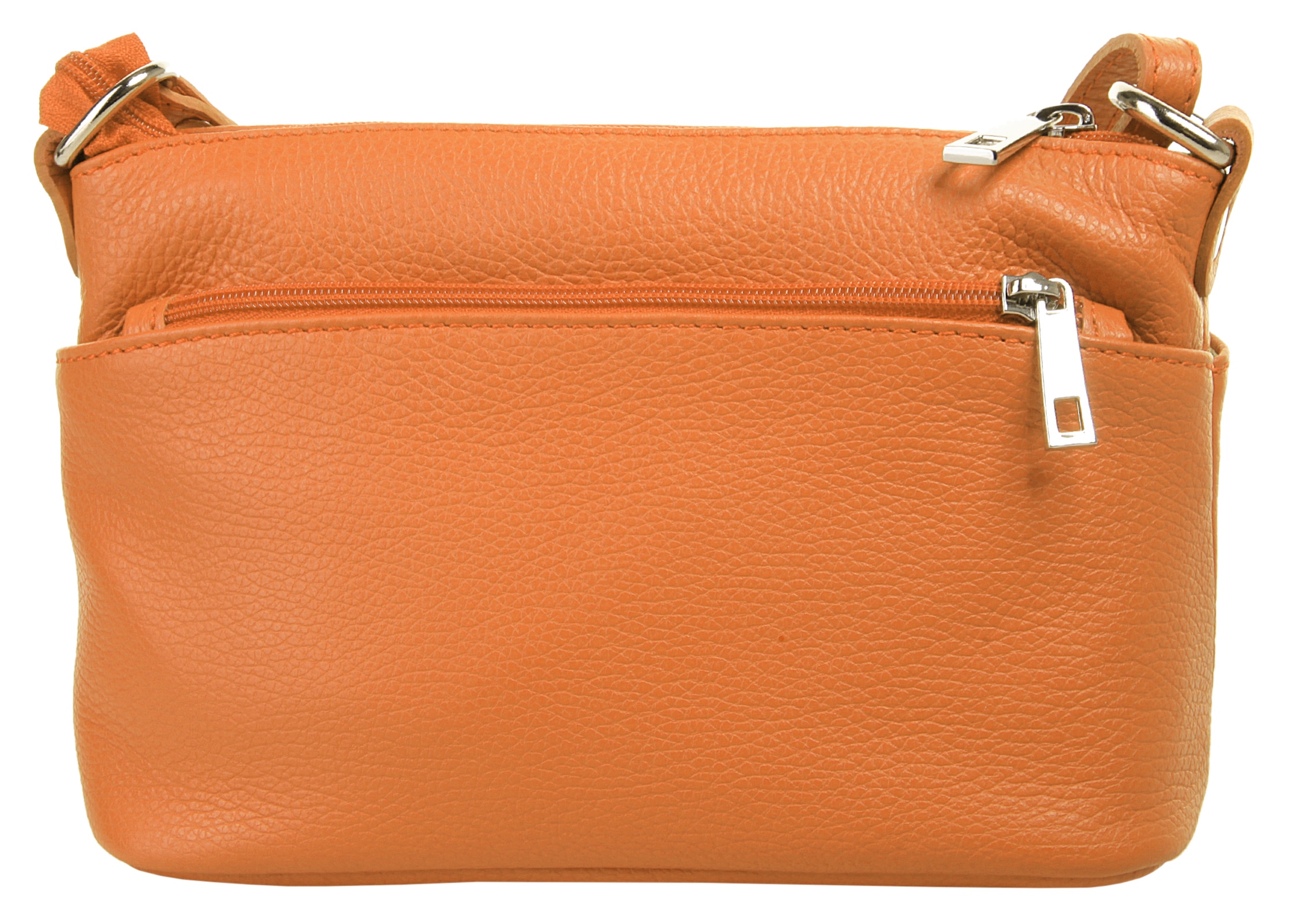 Cluty Umhängetasche, echt Leder, Made in Italy