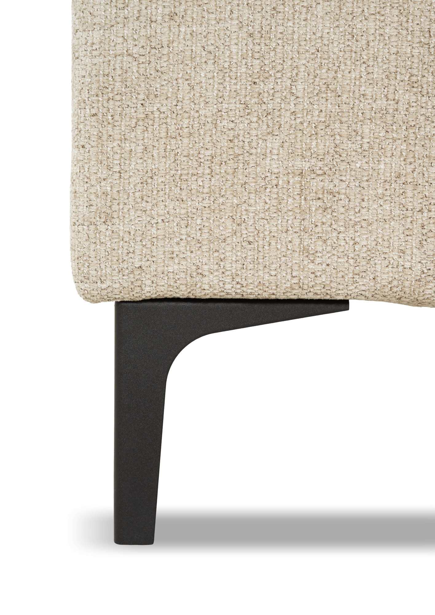 OTTO home 3-Sitzer »OLAND, B: 224 cm - Skandi-Design, Chenille-Bezug« Struktur, Flachgewebe, Luxus-Microfaser, Boucle