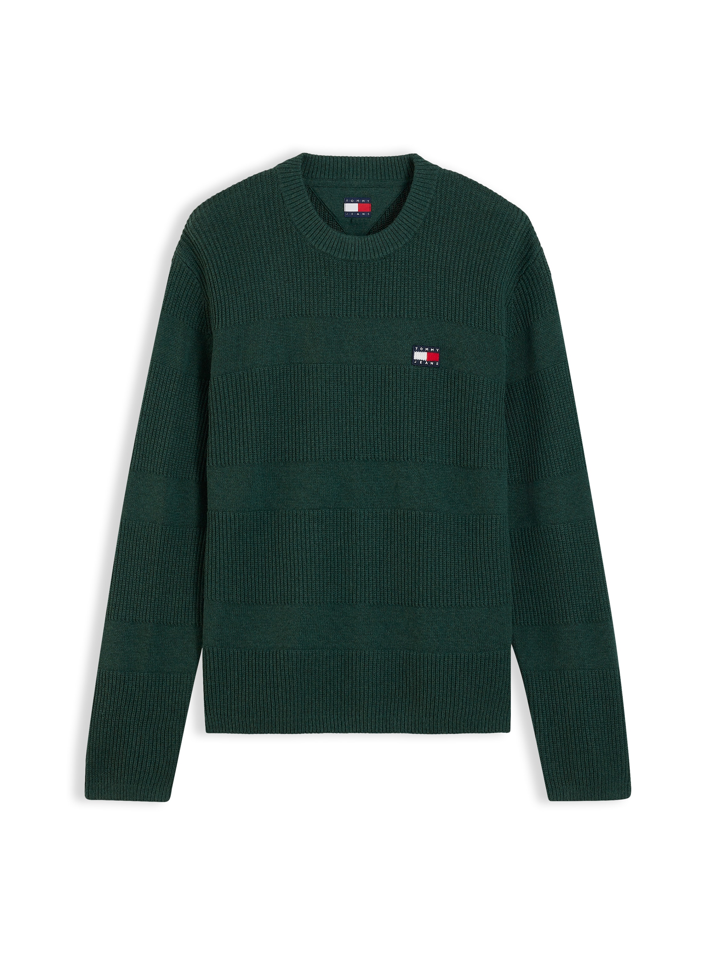 Tommy Jeans Strickpullover »REGULAR TEXTURED SWEATER« Regular fit mit Rundhalsausschnitt