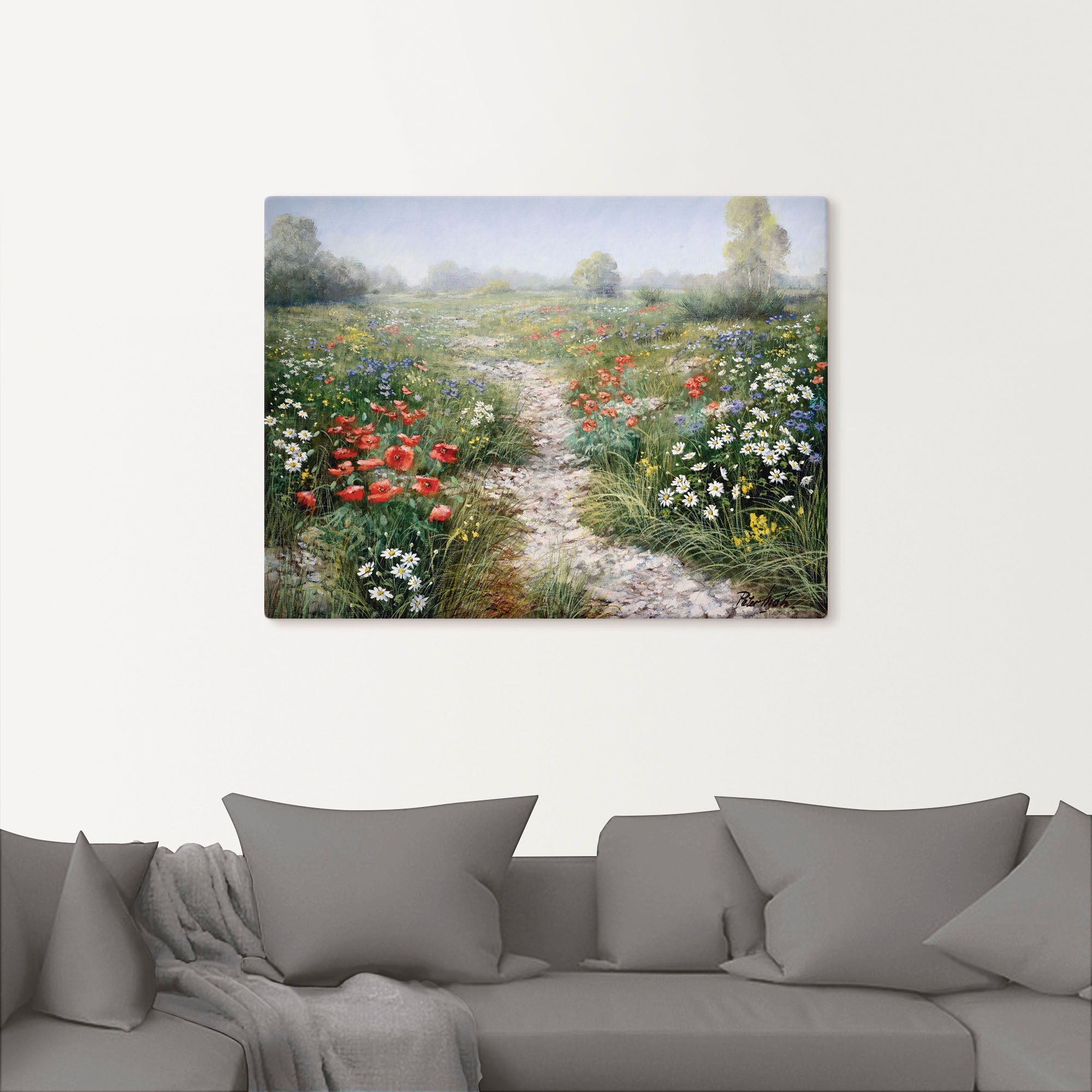 Artland Wandbild »Dichte der Natur«, Blumenwiese, (1 St.), als Leinwandbild, Poster, Wandaufkleber in verschied. Größen