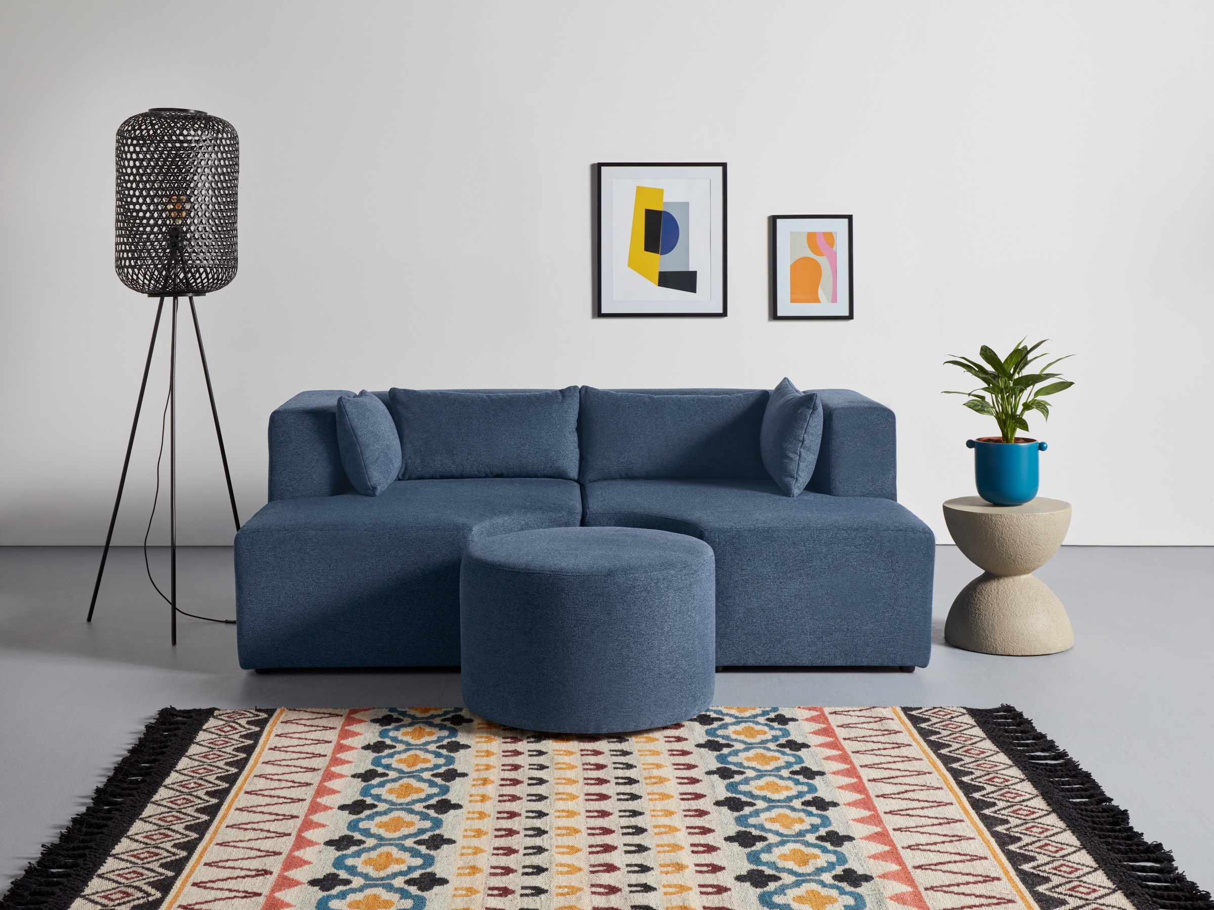 Leonique Sofa »Alexane«, zusammengesetzt aus Modulen, in vielen Bezugsqualitäten und Farben.