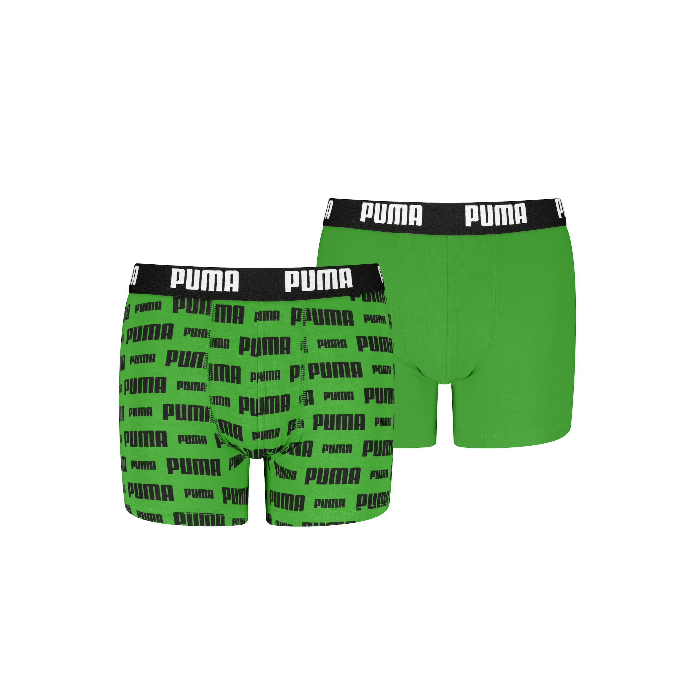 PUMA Boxershorts »PUMA BOYS EVERYDAY LOGO PRINT BOXERS 2P« Packung,  mit breitem Logobund