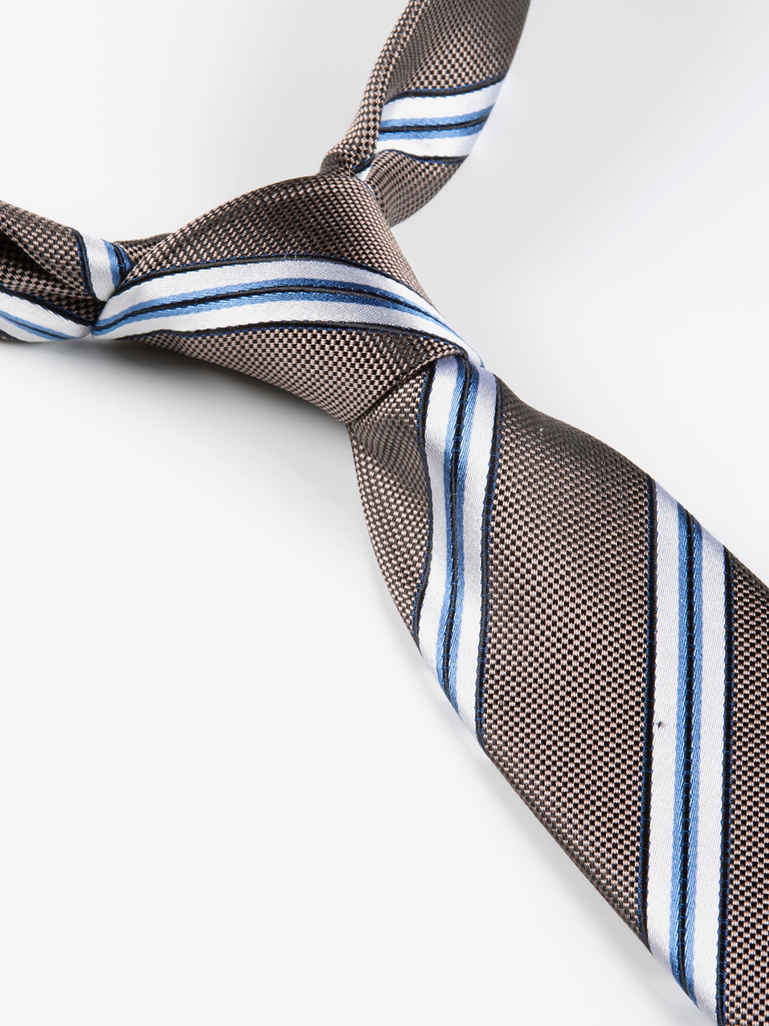 MONTI Krawatte »THOMA« aus reiner Seide – mit klassischem Streifen-Dessin und Twill-Struktur