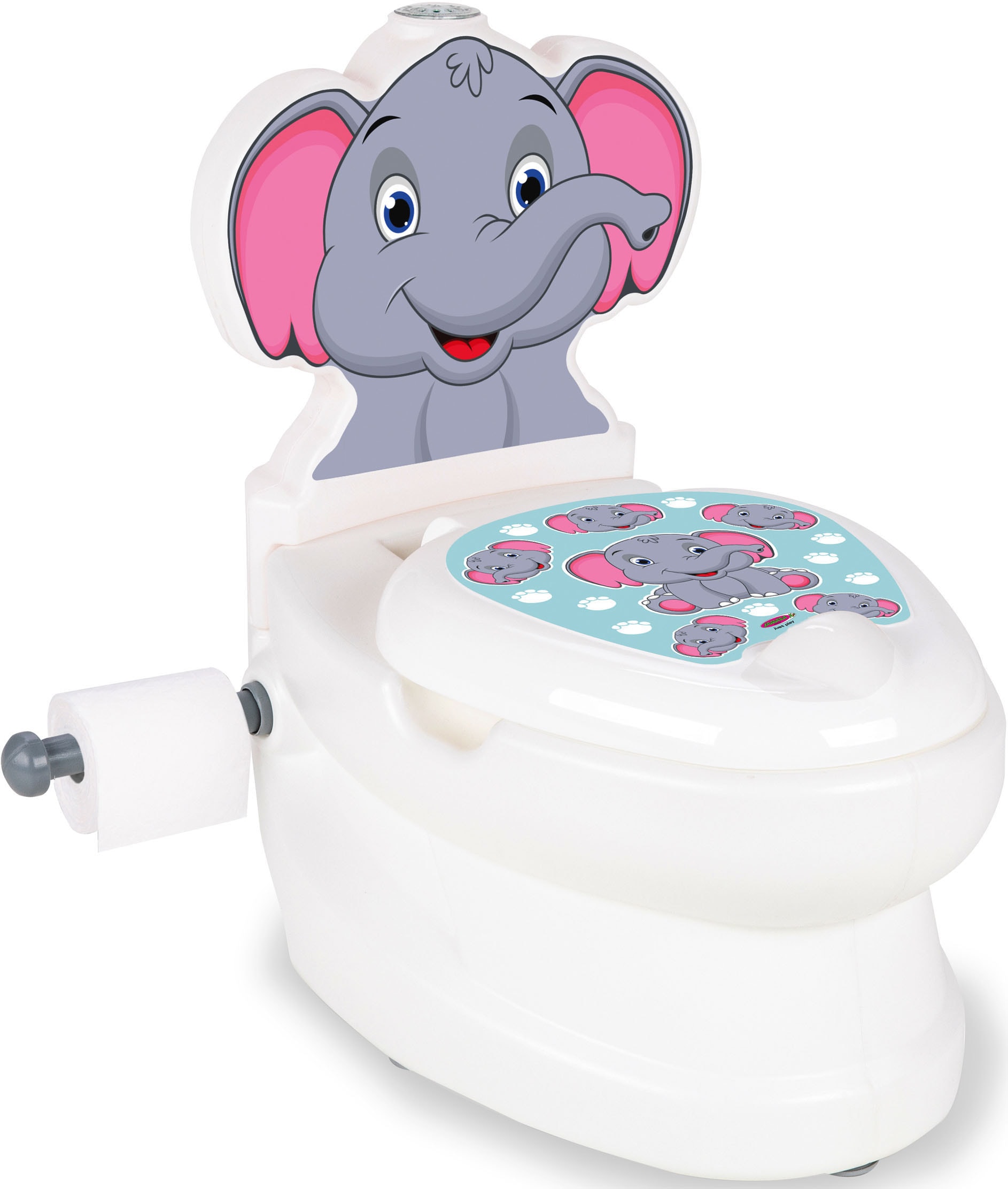 Toilettentrainer »Meine kleine Toilette, Elefant«, mit Spülsound und...