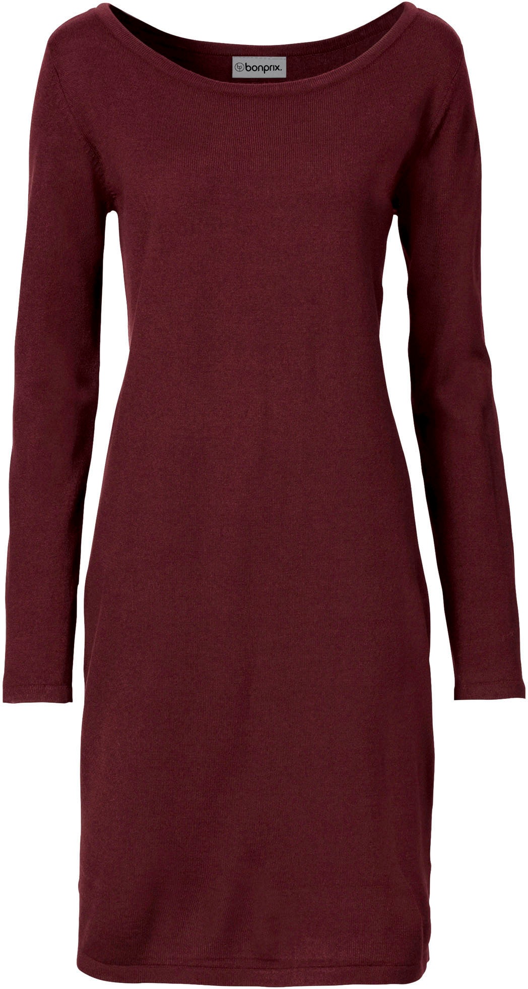 bonprix Strickkleid »Strickkleid« für den Alltag, aus Baumwolle und Polyamid, lockere Passform