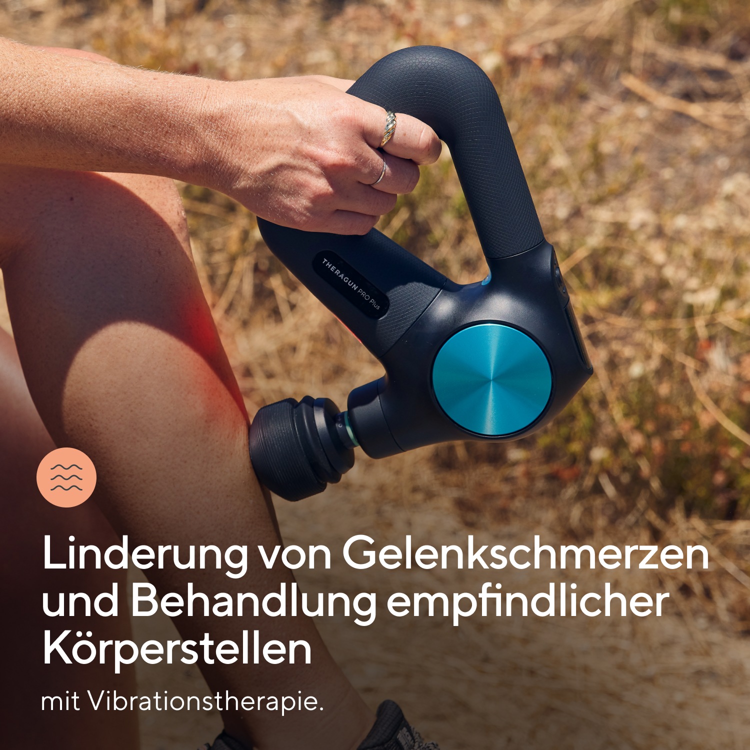 Therabody Massagepistole »Theragun PRO Plus Schmerzlinderung, Regeneration, wissensch. erwiesen«, Massage-, Vibrations-, Wärmetherapie, Pulsmessung, App-Steuerung
