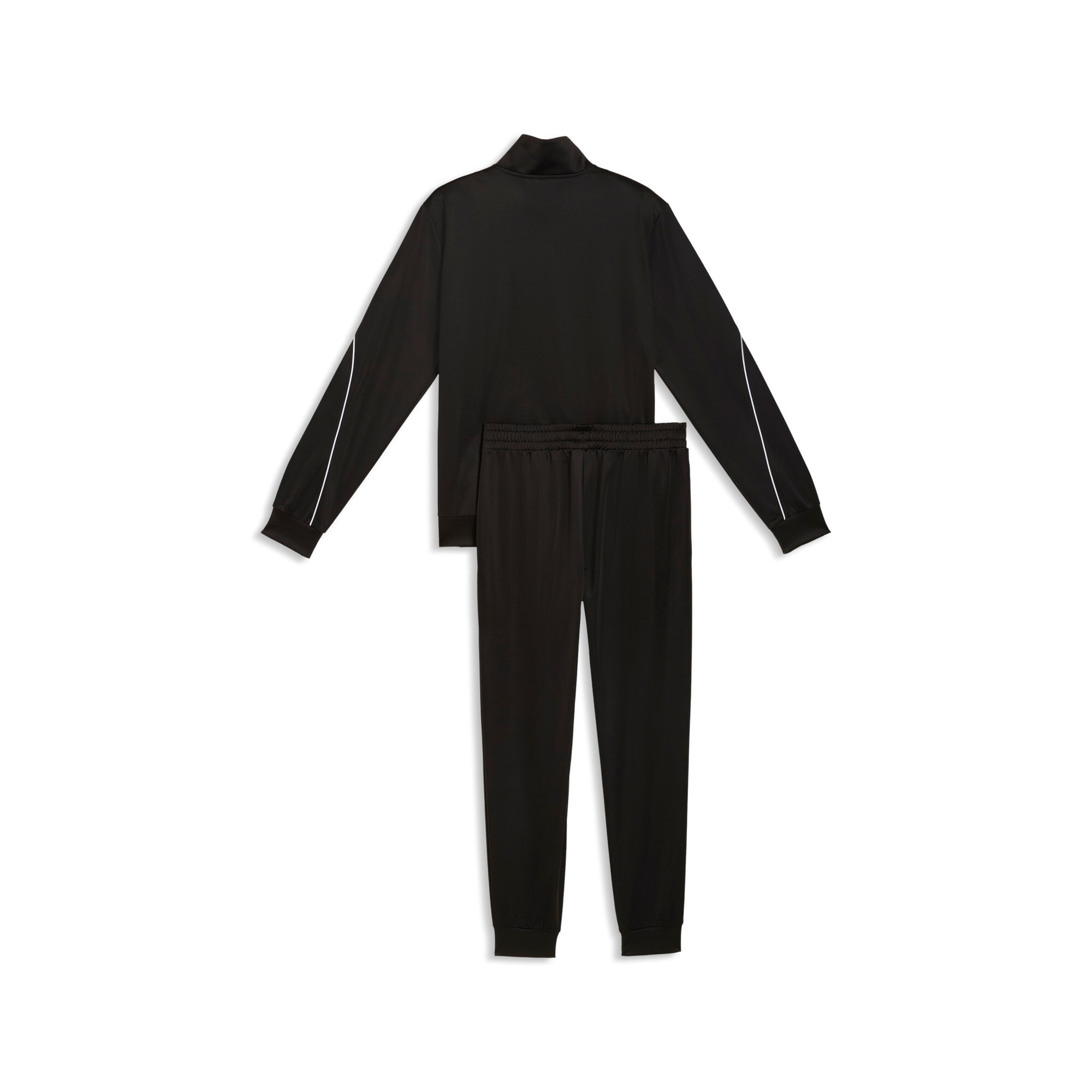PUMA Trainingsanzug »POLY PIPING SUIT« 2 tlg. für Erwachsene, Regular Fit, ohne Kapuze, sportlicher Stil