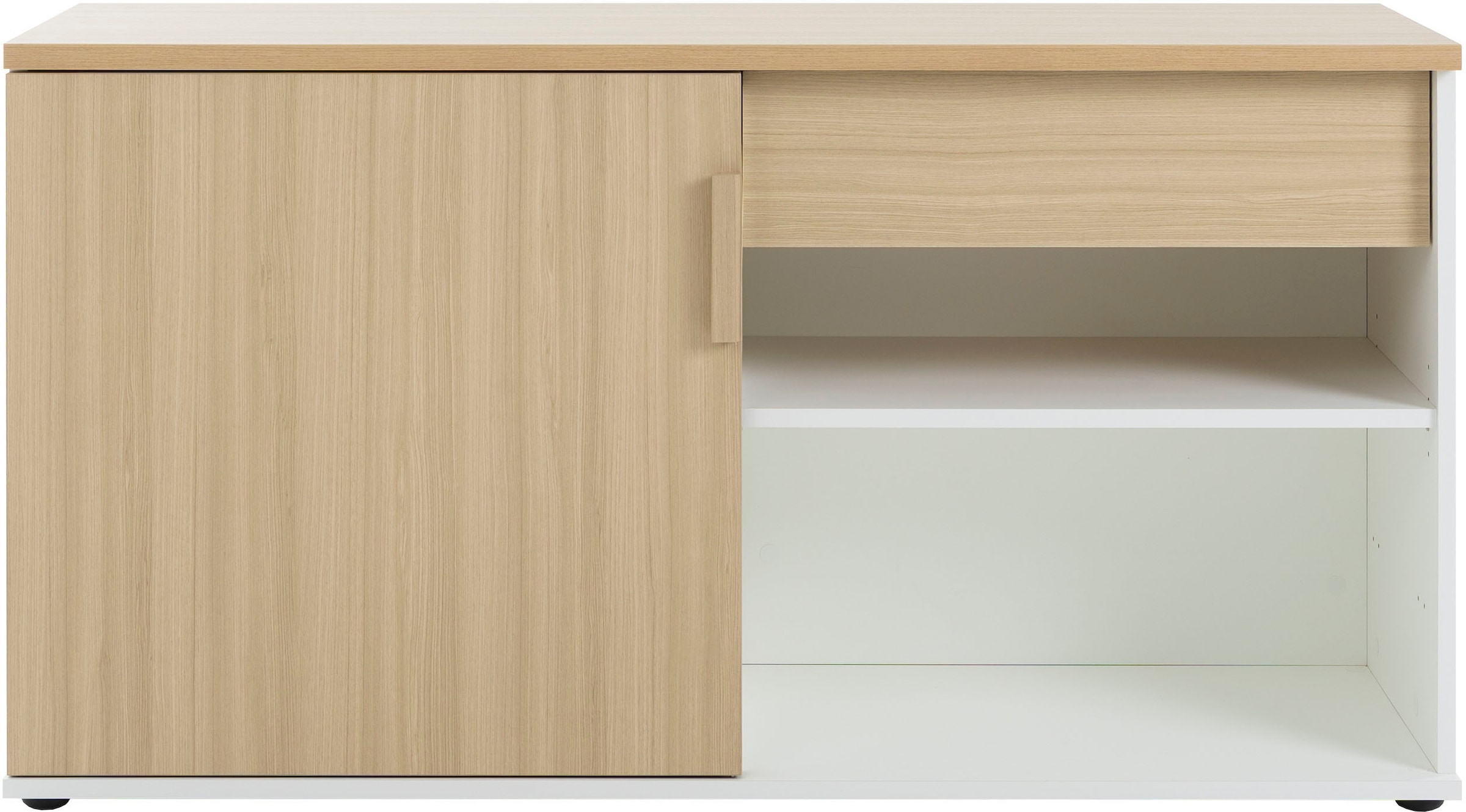 Gami Lowboard »ITALIC« Elegante Credenza, freistehend oder als Schreibtischrücklauf nutzbar
